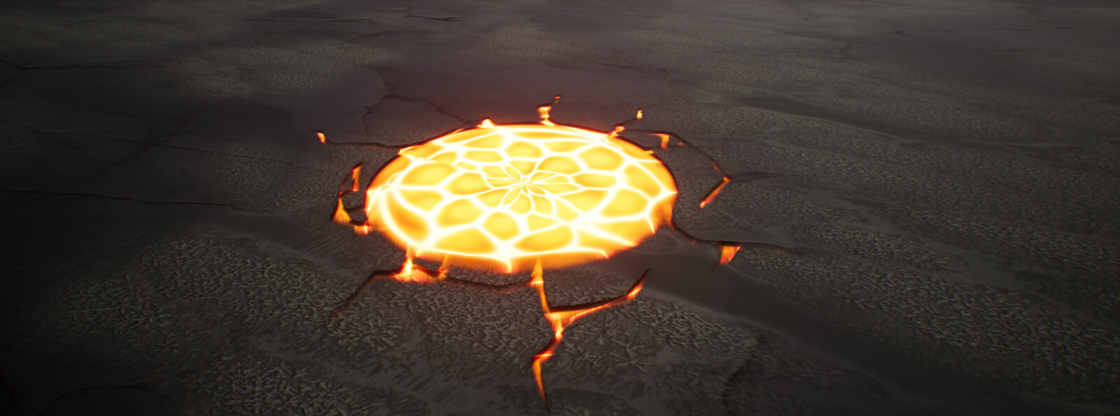 Lava Pit Decal isolated