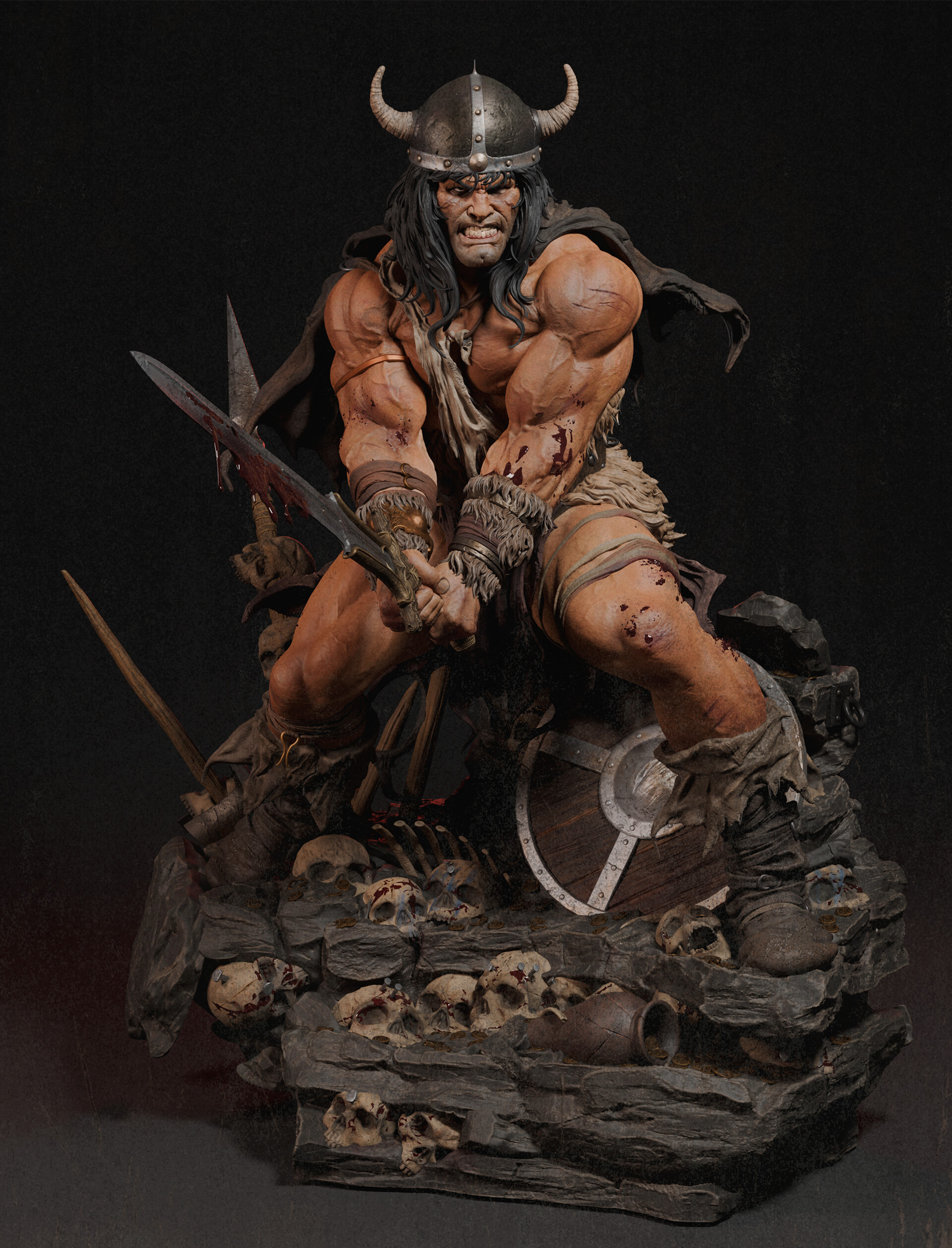 Conan the Barbarian (Deluxe) 1/2 Scale Statue - Spec Fiction