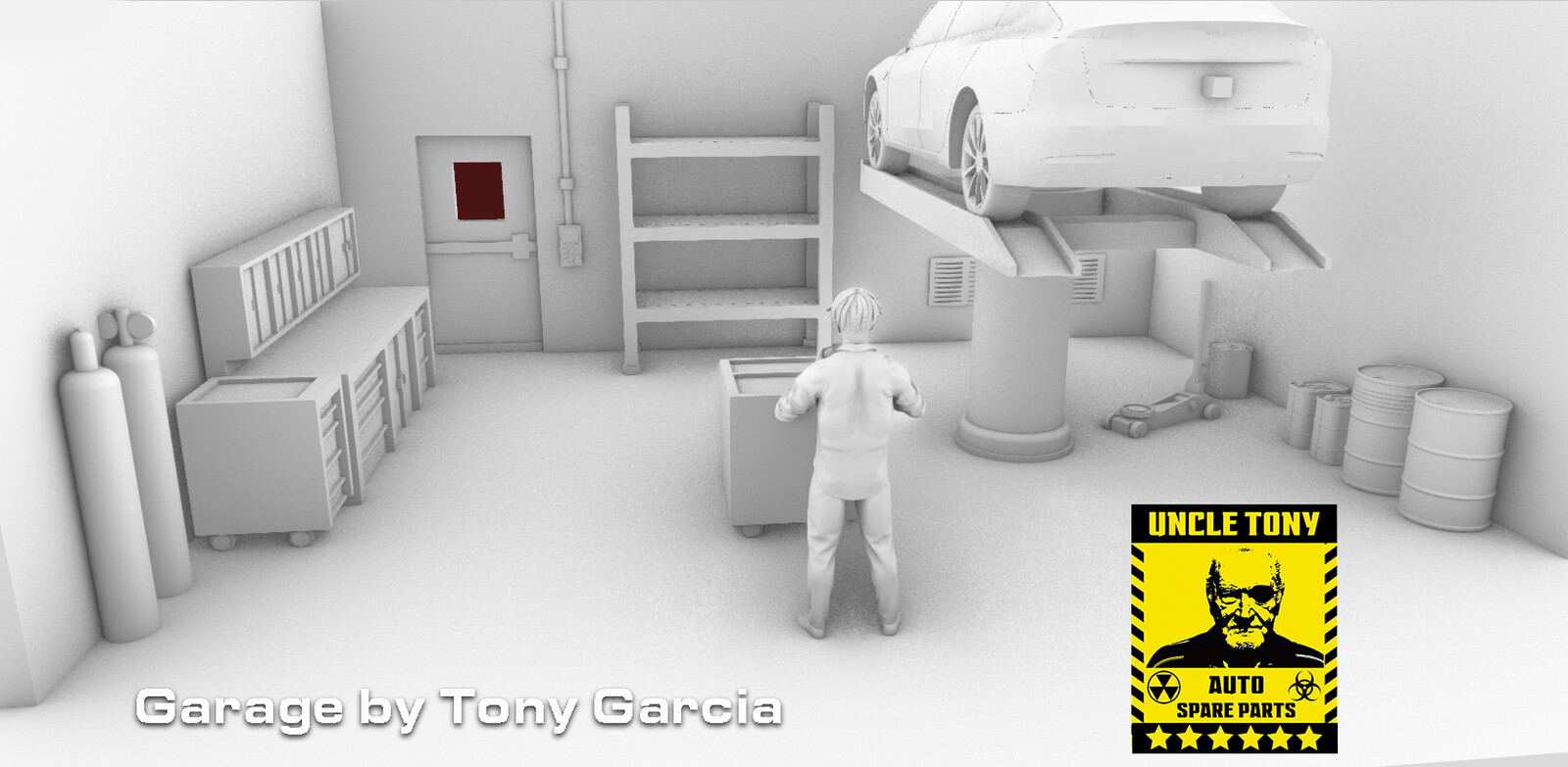 Garage for Hotwheels