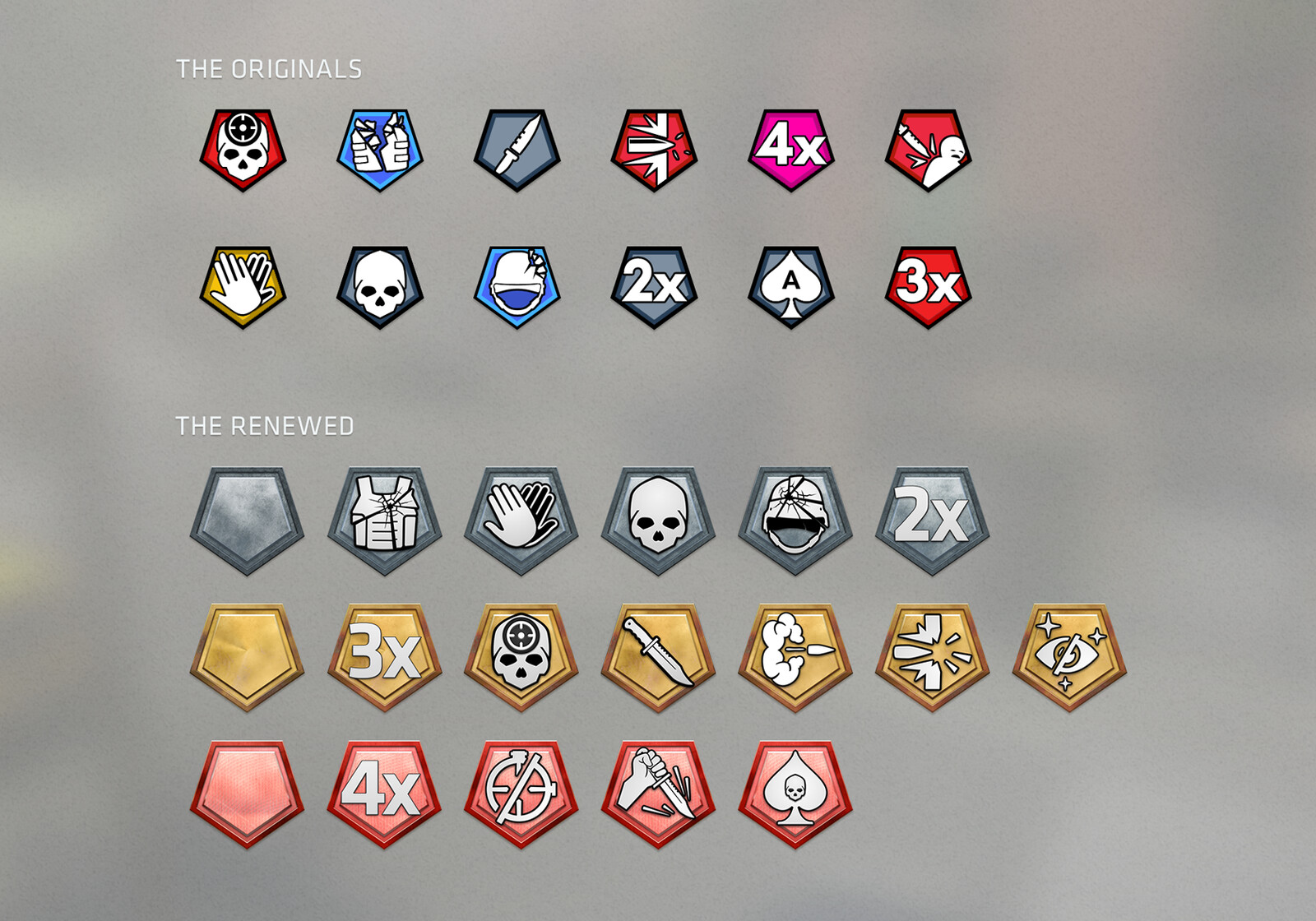 The Kill Medals.