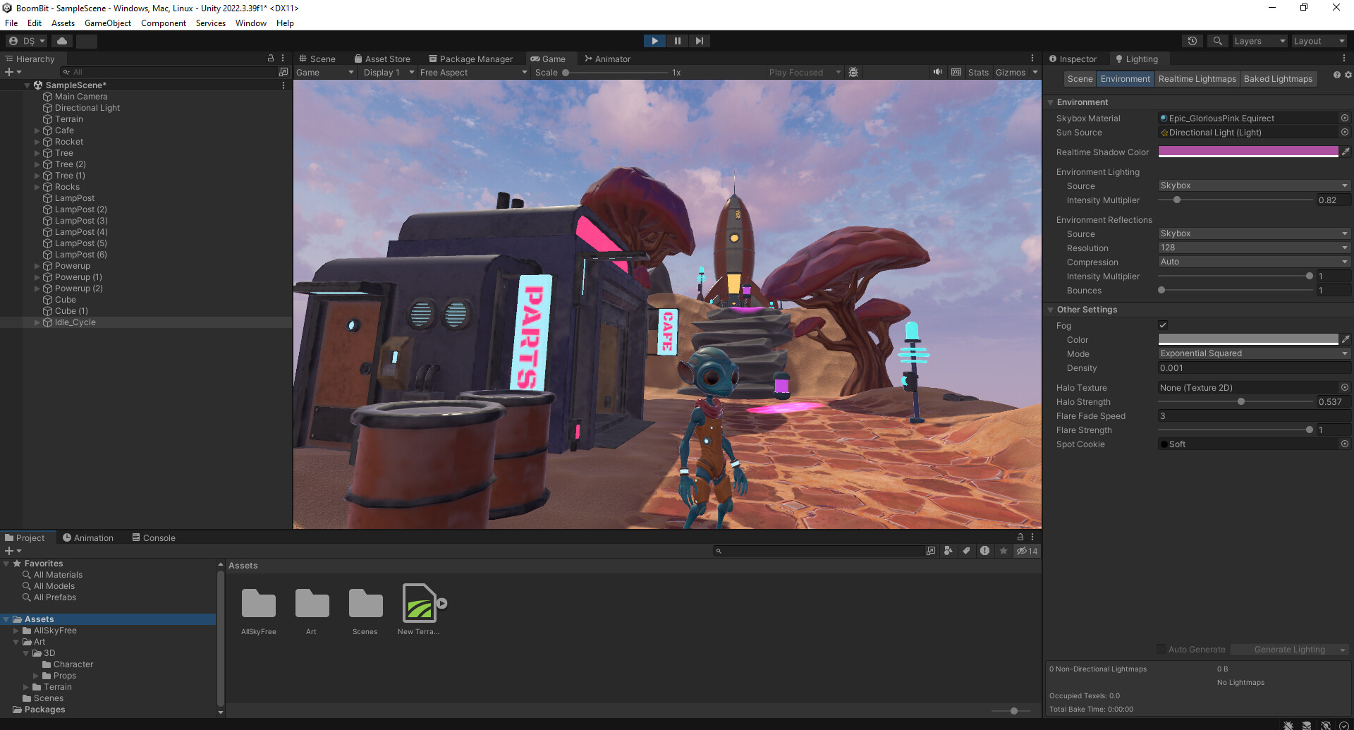 ArtStation - Mobile Scene in Unity