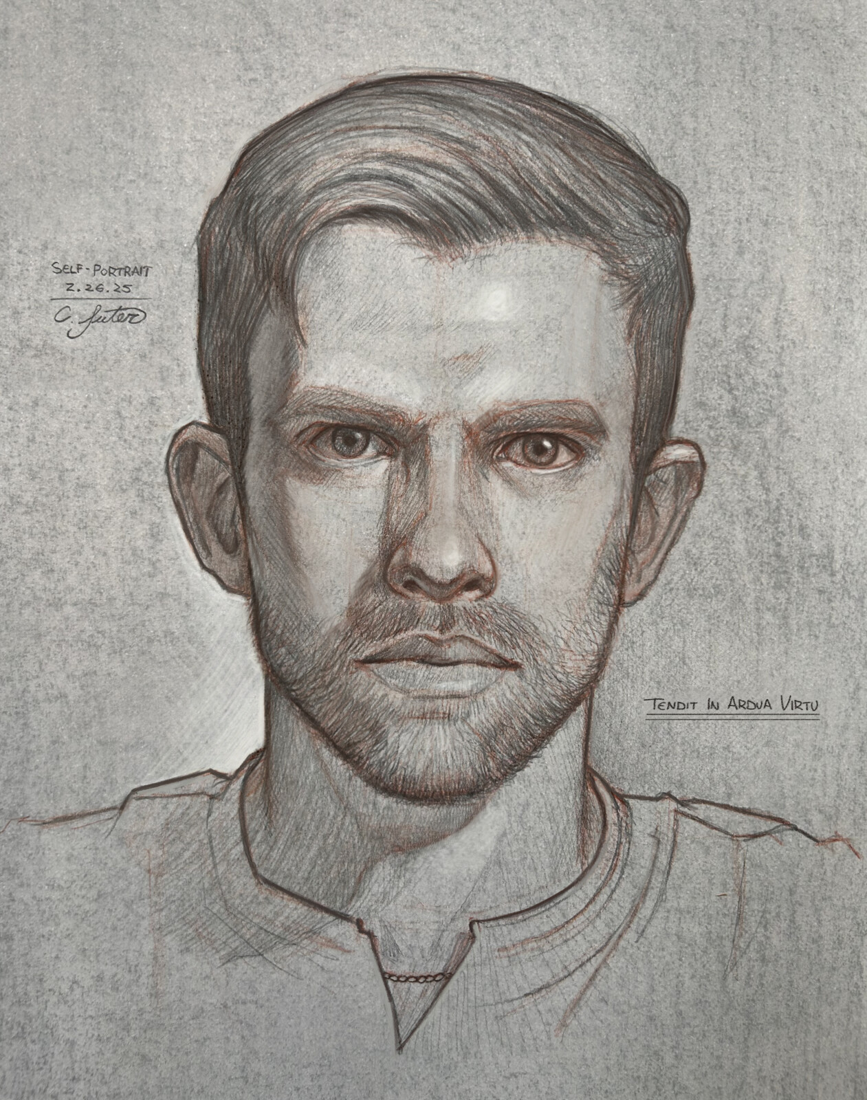 "Tendit in Ardua Virtu" – A Self–Portrait