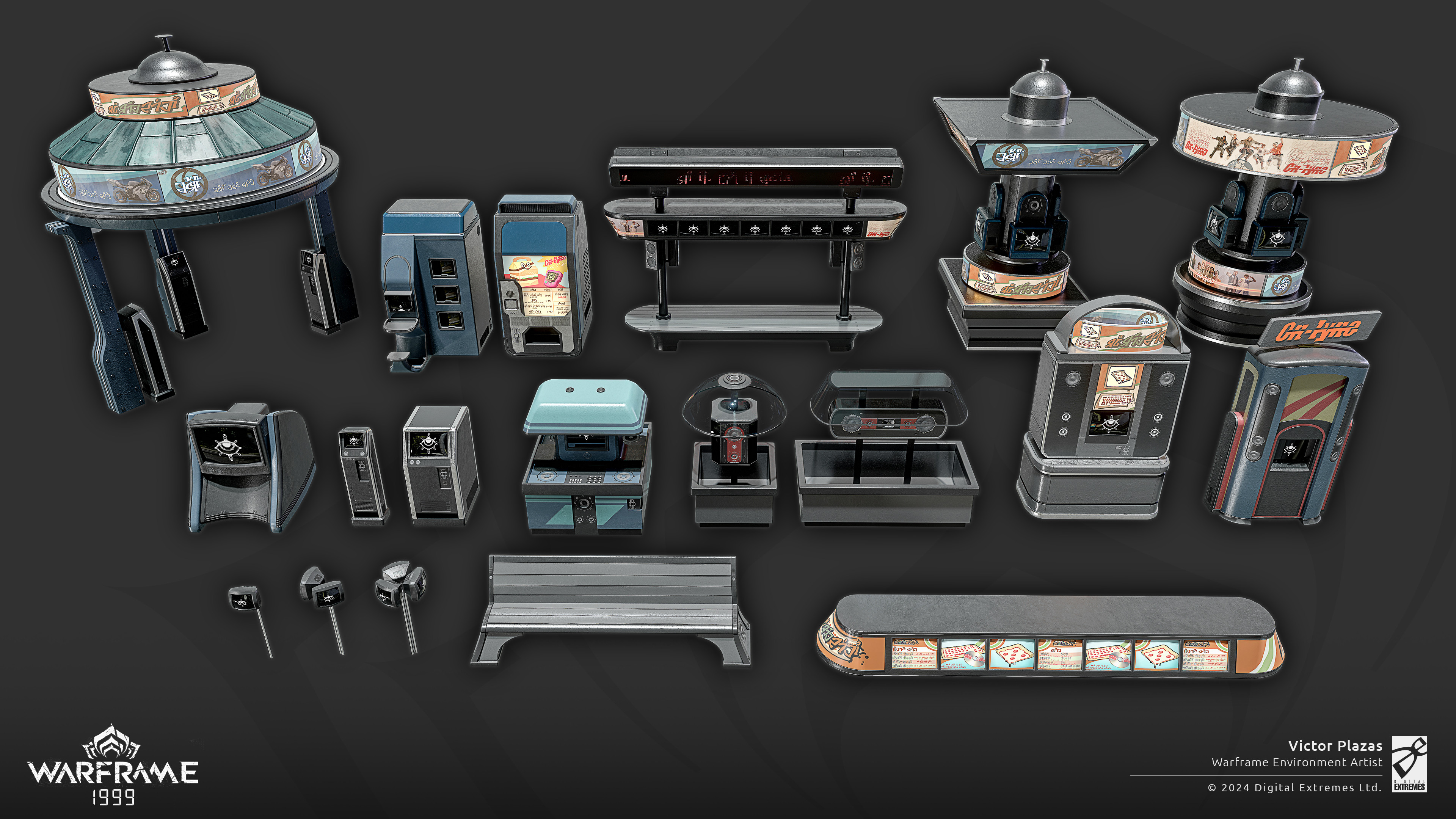 Entertainment and Tech prop set