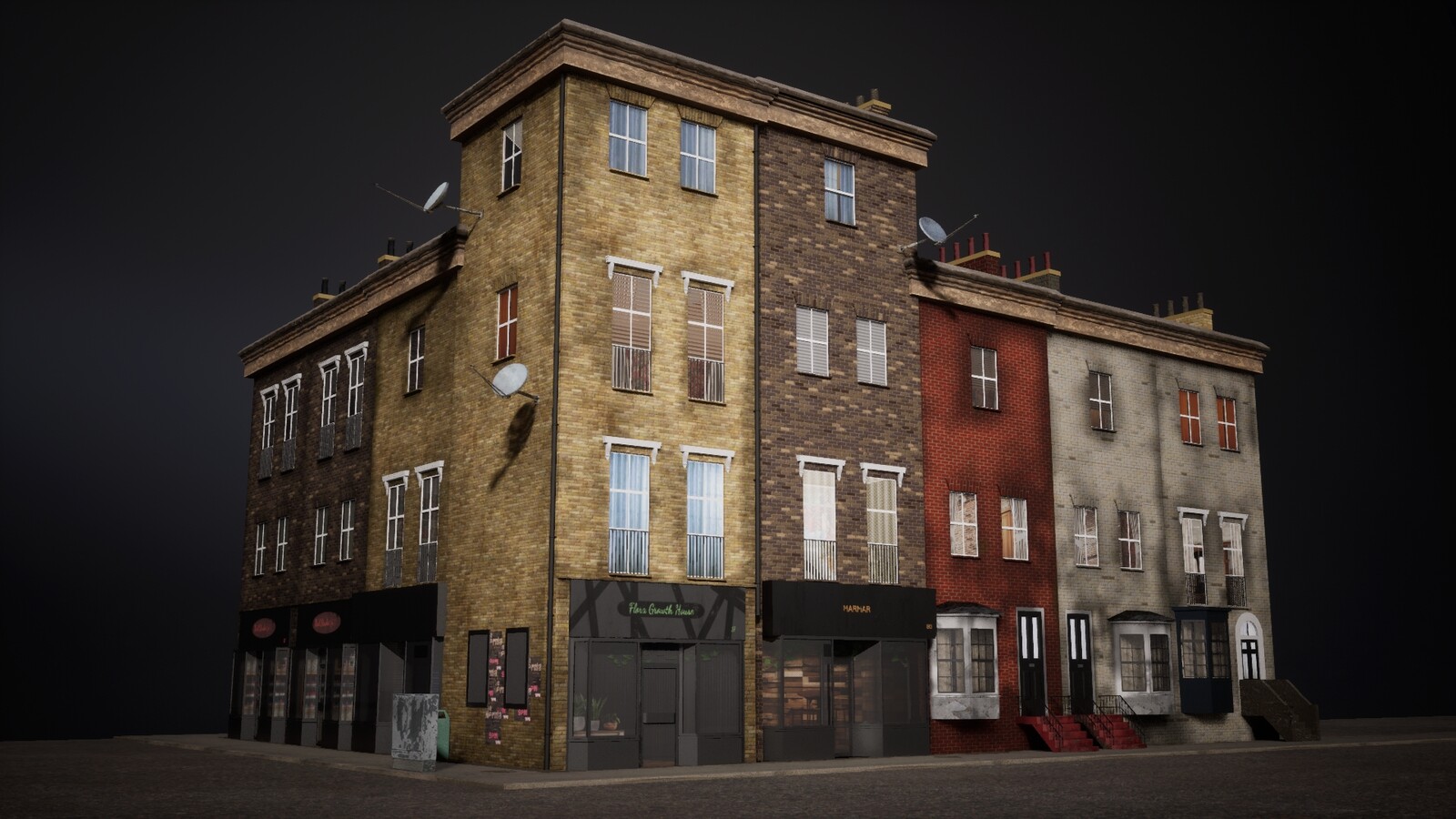Apartment block
