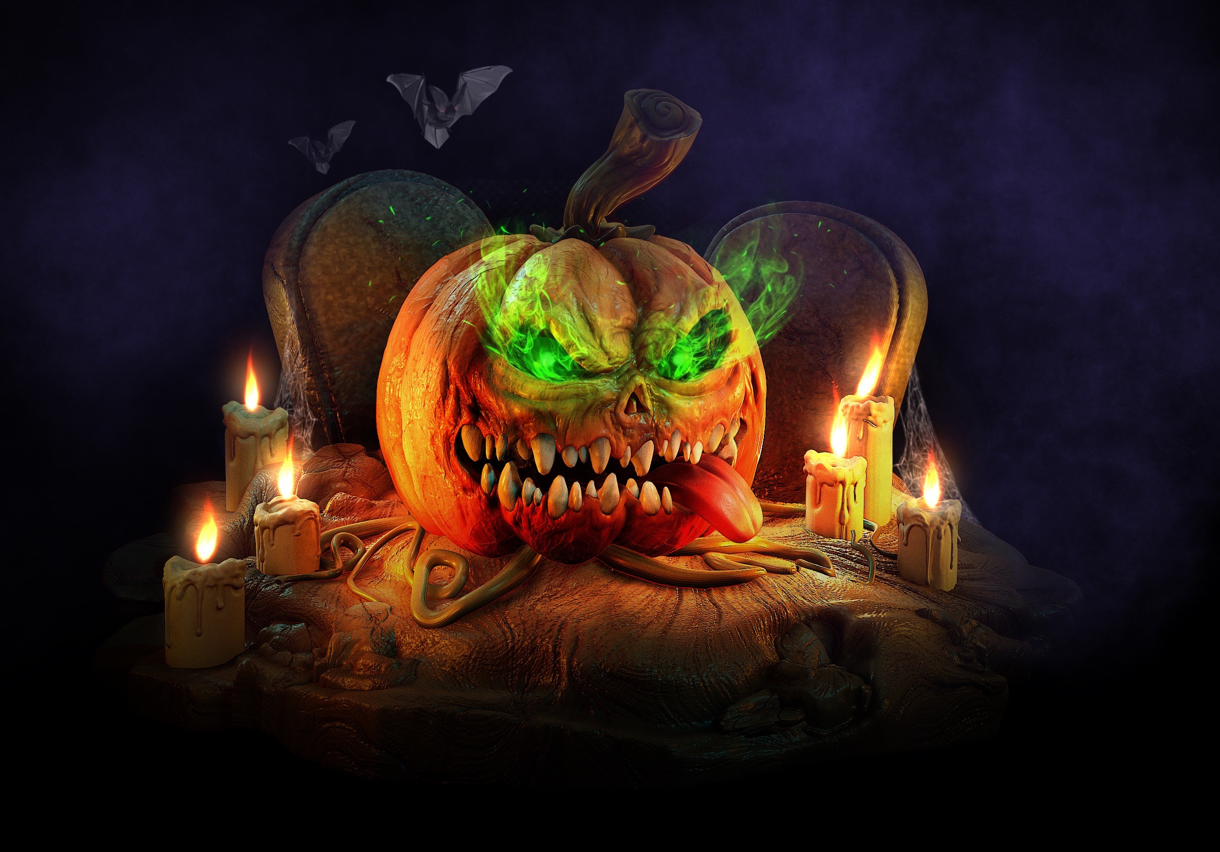 A illustration for Halloween.