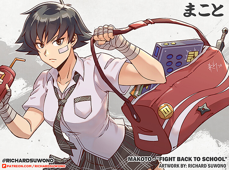 MAKOTO - "FIGHT BACK TO SCHOOL"