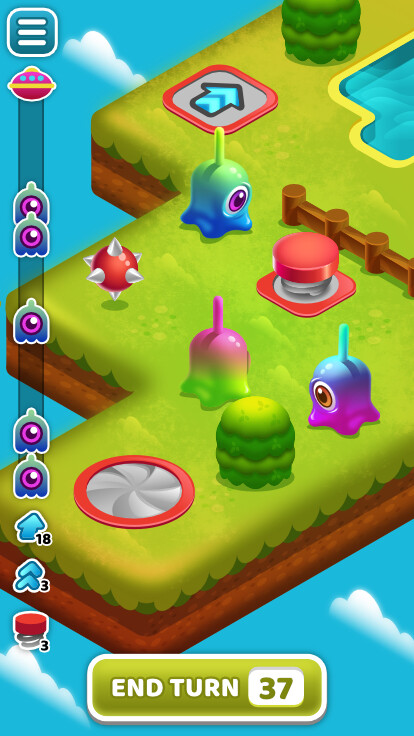 Gameplay scene mock up