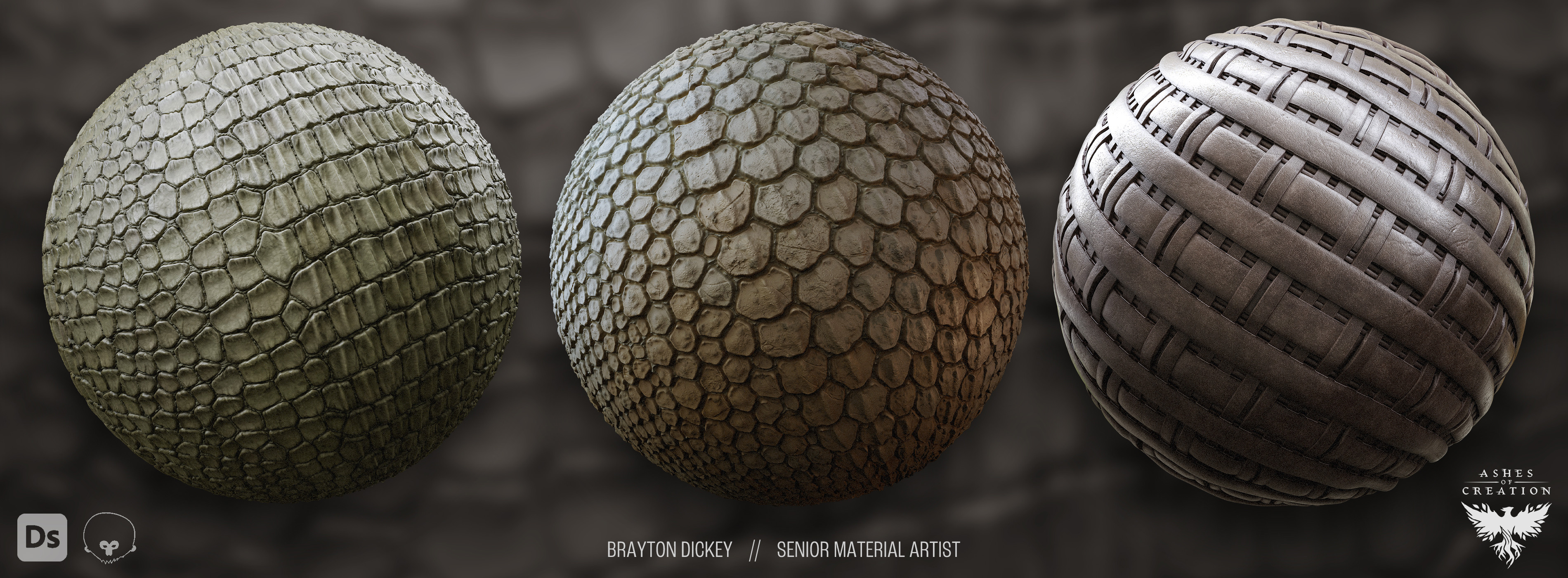 Crocodile Leather | Wyrmling Scales | Ornate Leather Wrapping