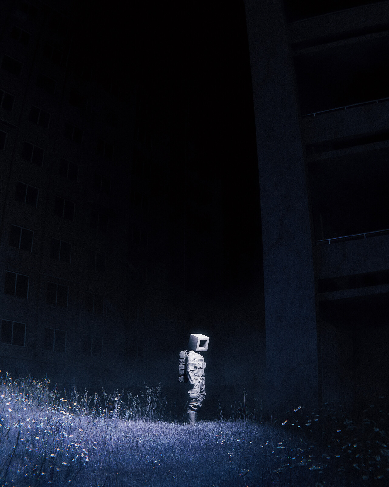 blue night