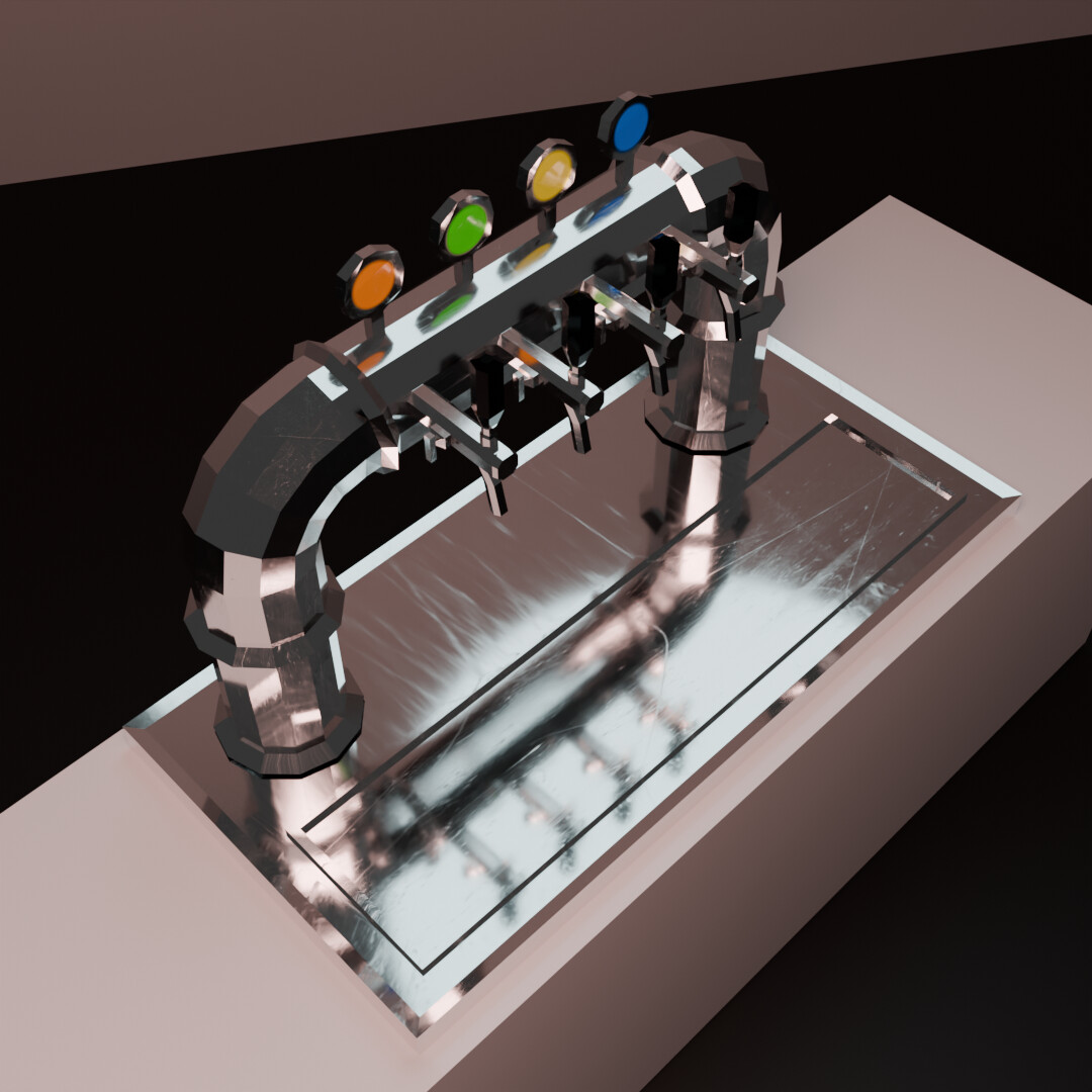 Modelo 3D criado para o jogo (textura não autoral)