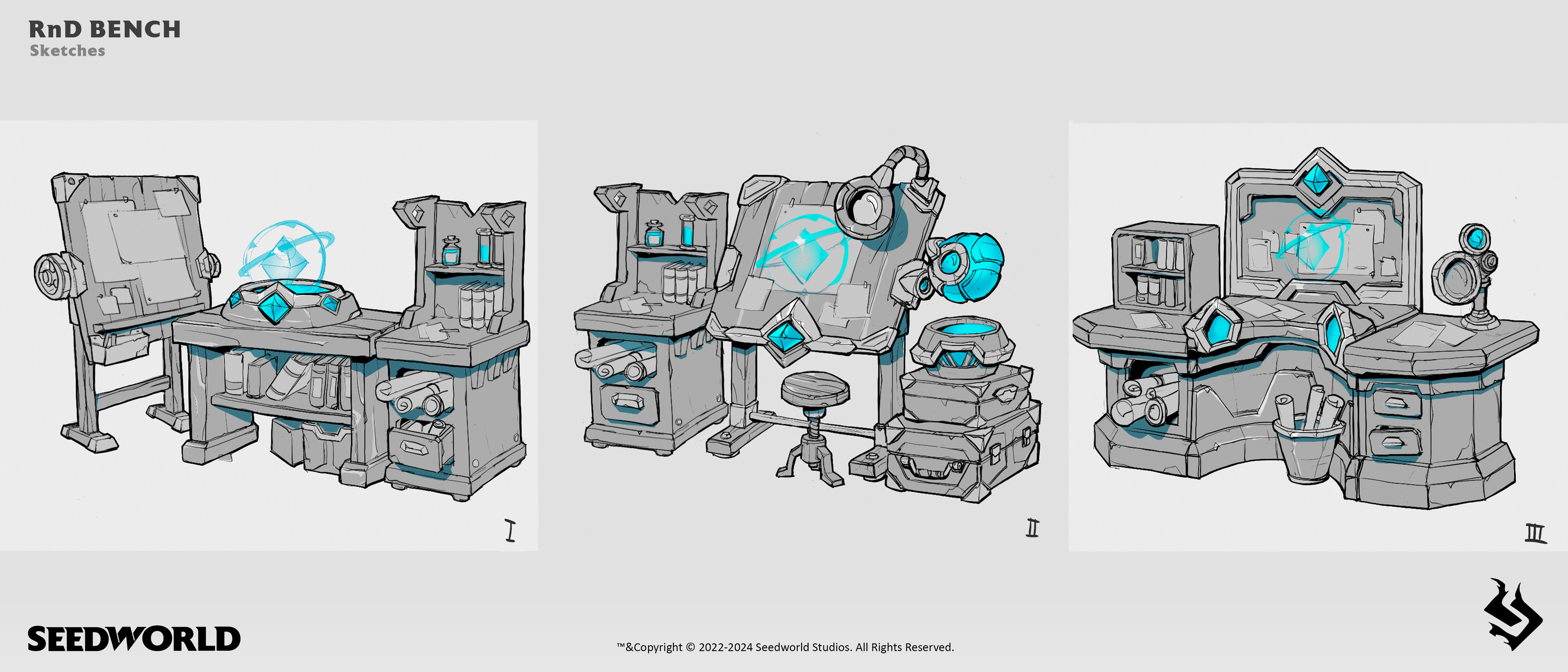 RnD bench sketches