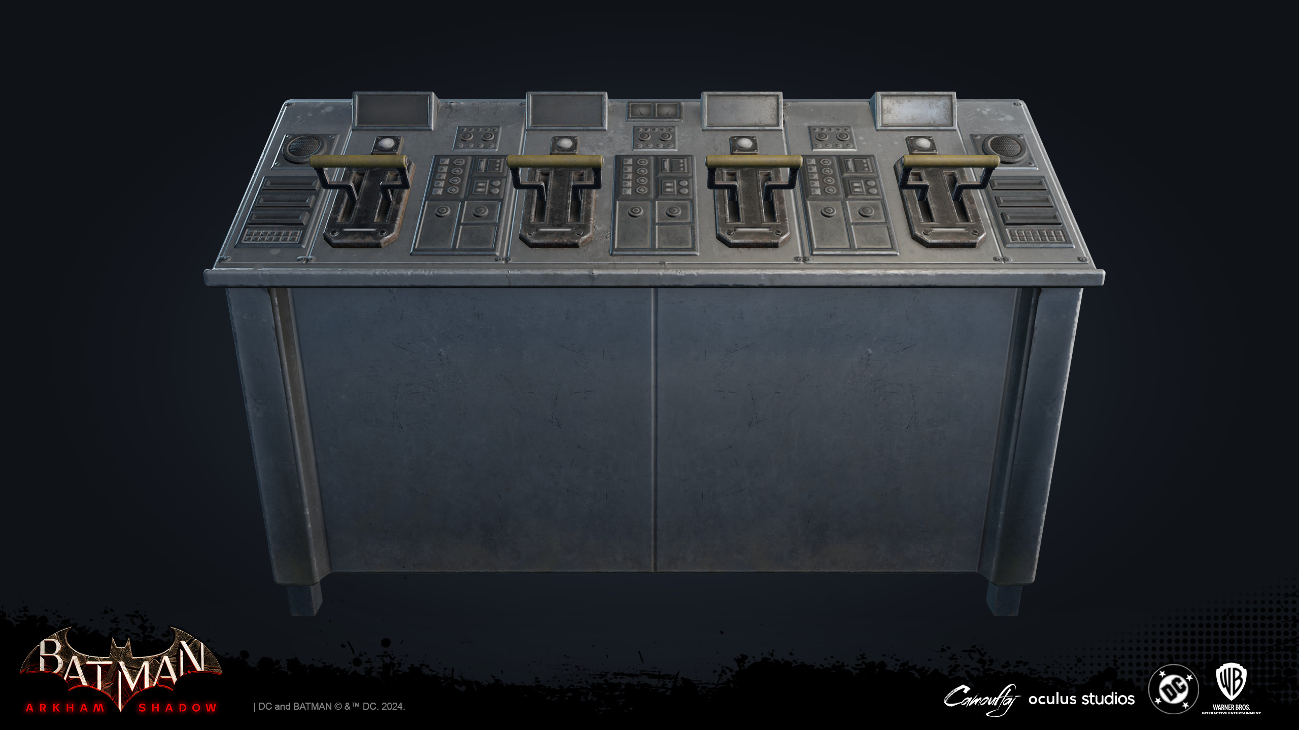 Control Panel with interactive levers