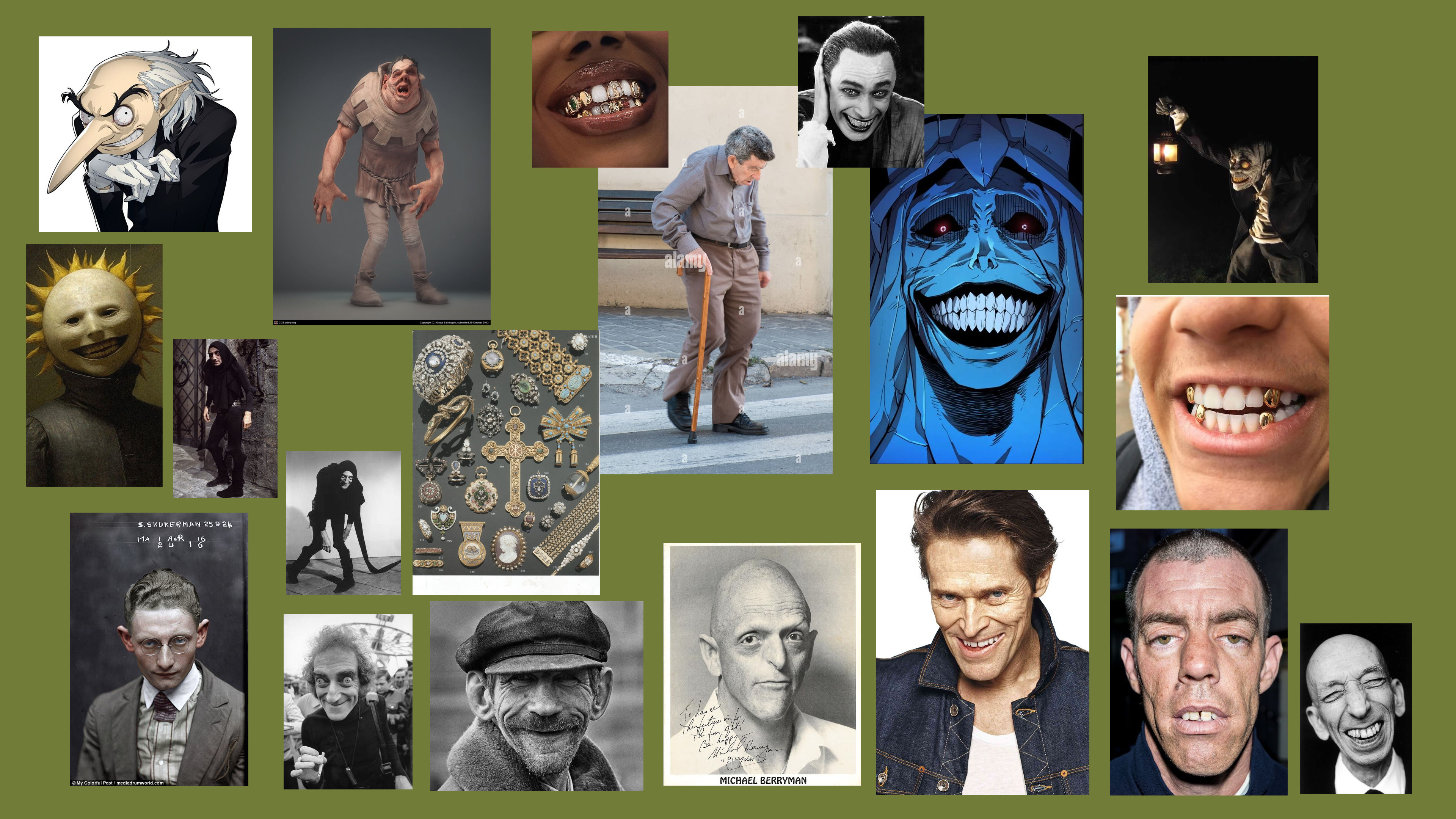 Moodboard for the Groundskeeper.