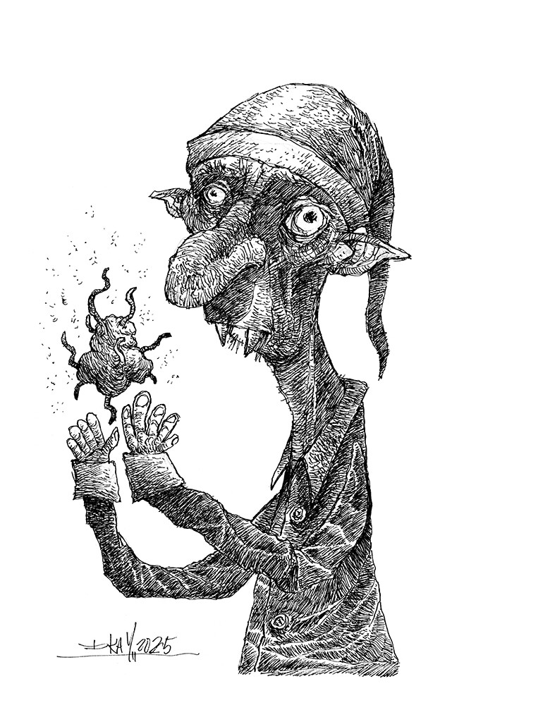 Vampire Gnome with Squish.