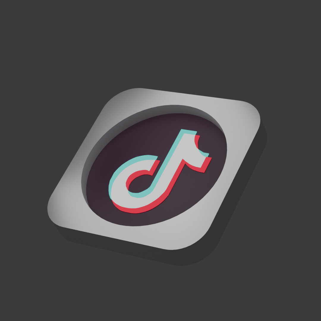 ArtStation - Tiktok 3D Icon