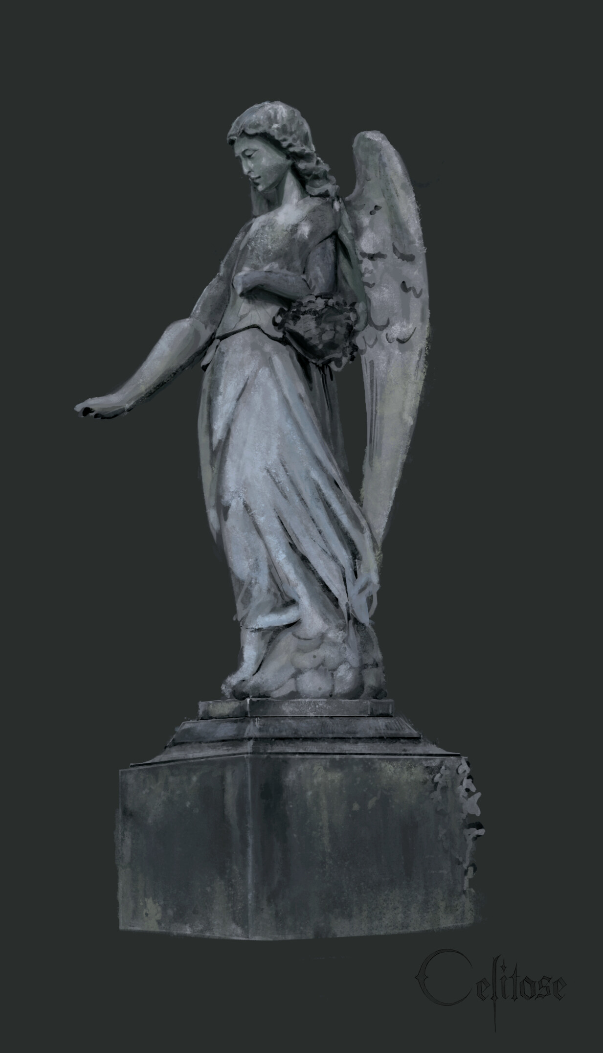 ArtStation - Angel Statue | 天使の像