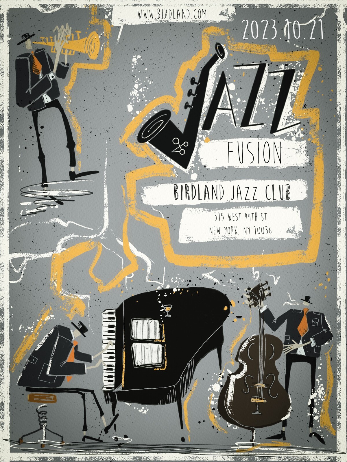 Poster for a Jazz Music Festival