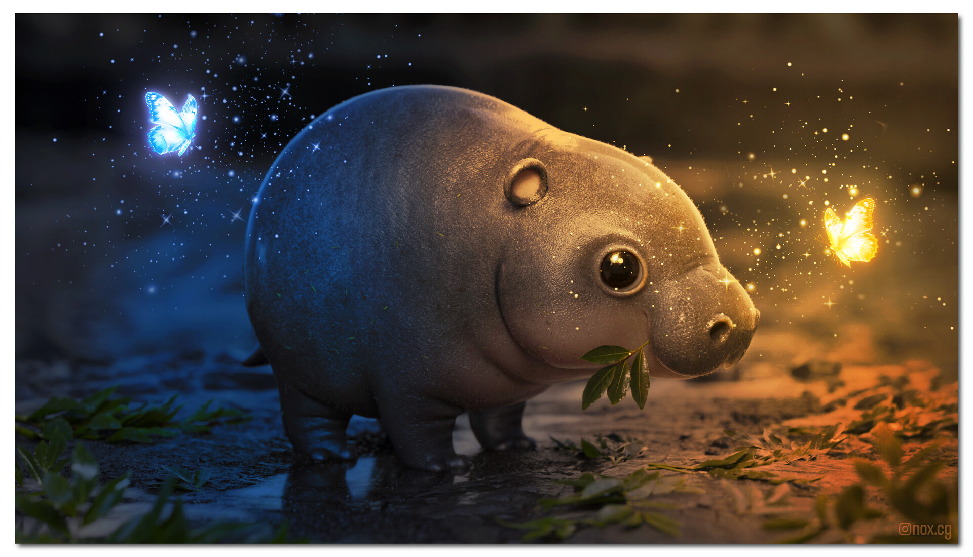 Triangle Animation Academy - Glowing and lighting effect using Photoshop