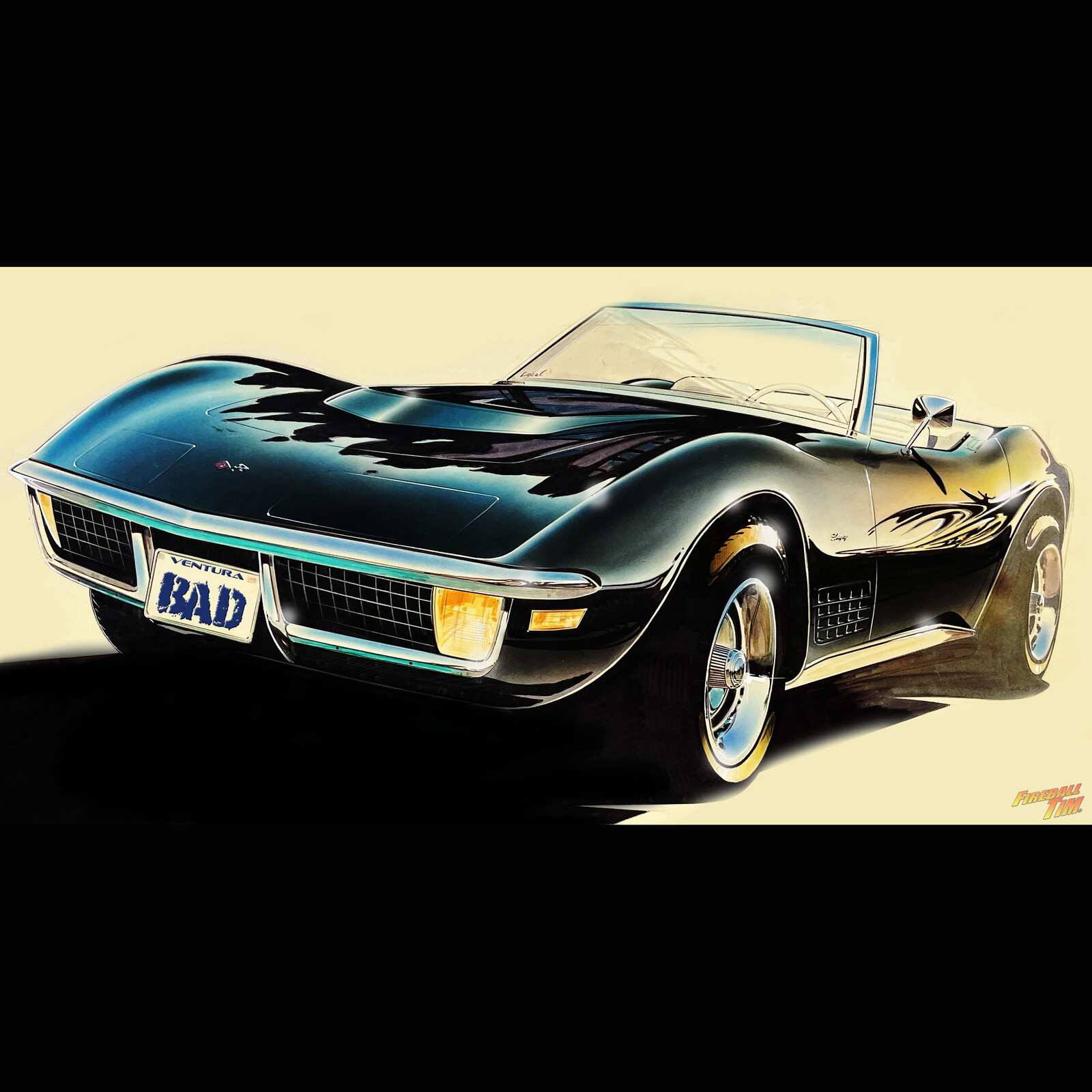 1969 Corvette Art
