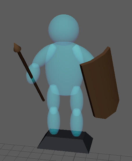 Textured Player Model - No Wireframe (In Maya)