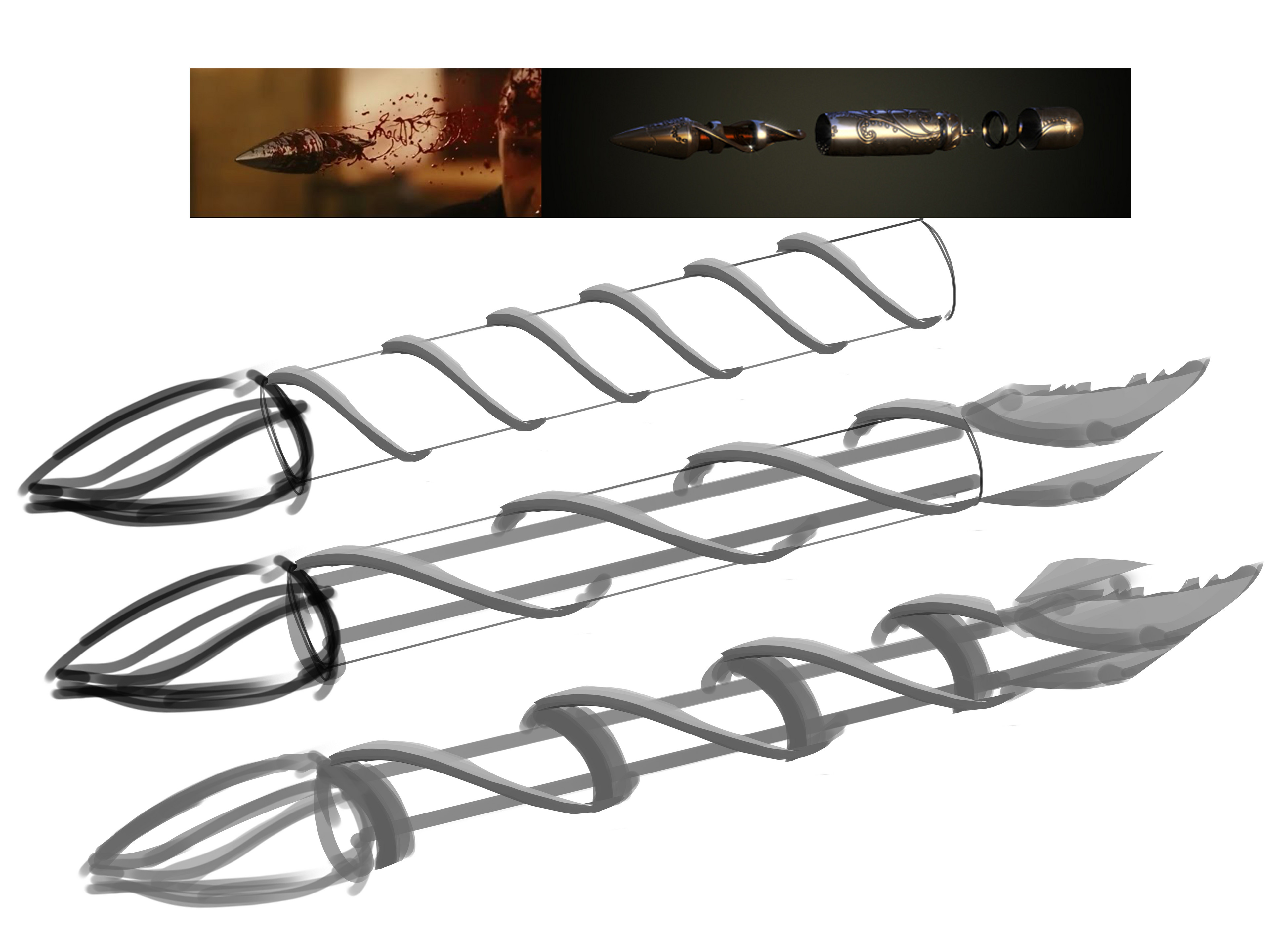 Swinging arrow mechanics
