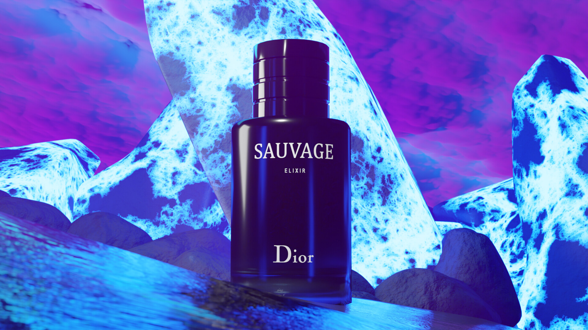 Dior Sauvage Elixir Wallpaper ArtStation Dior Sauvage Elixir