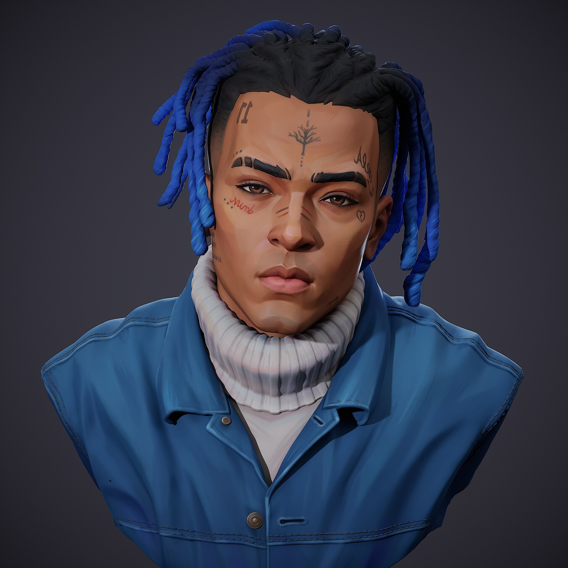 絵 xxxtentacion XXXTENTACION | Jayce Hall Art