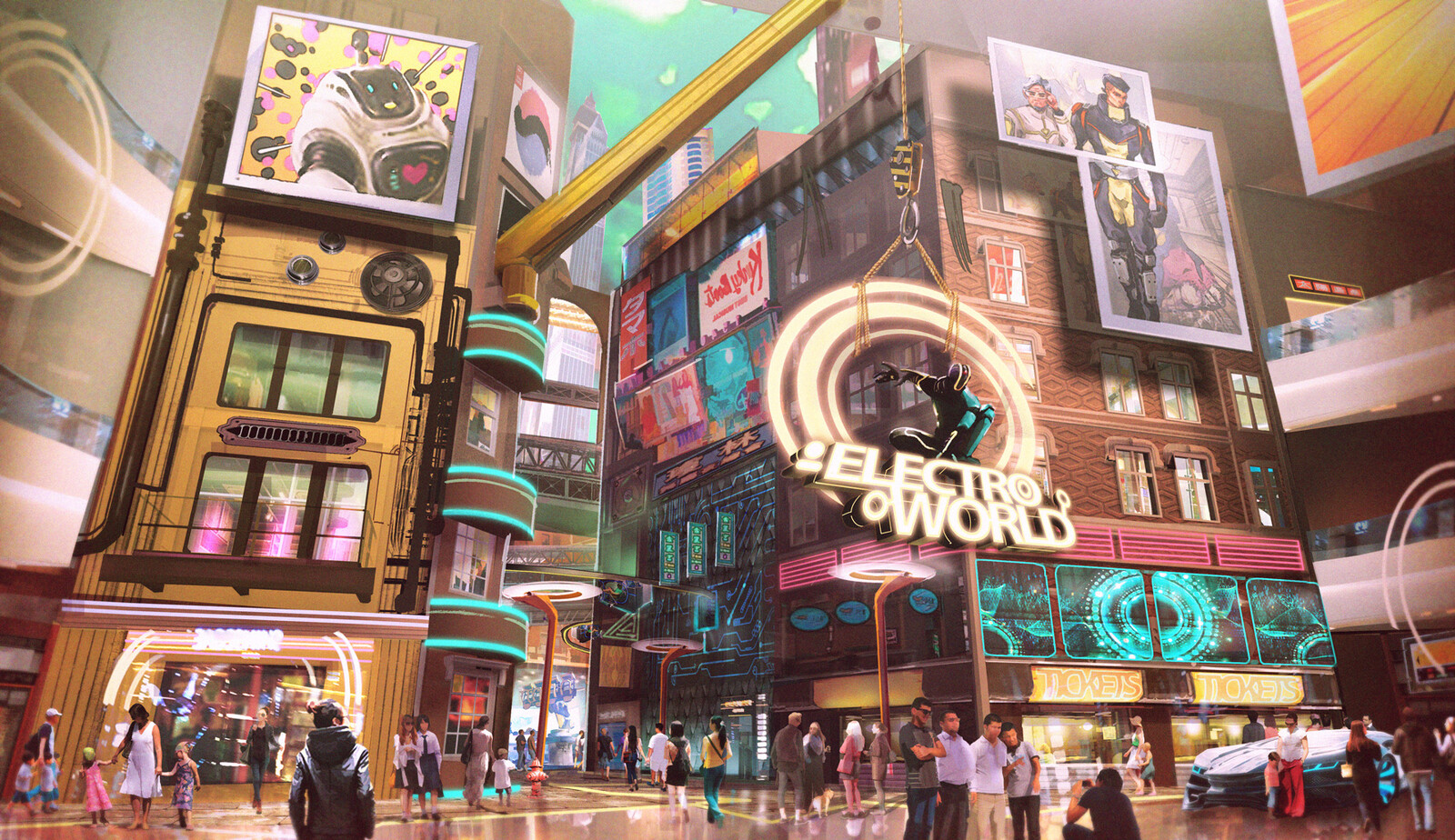 Shinsegai Electro World Street scenes