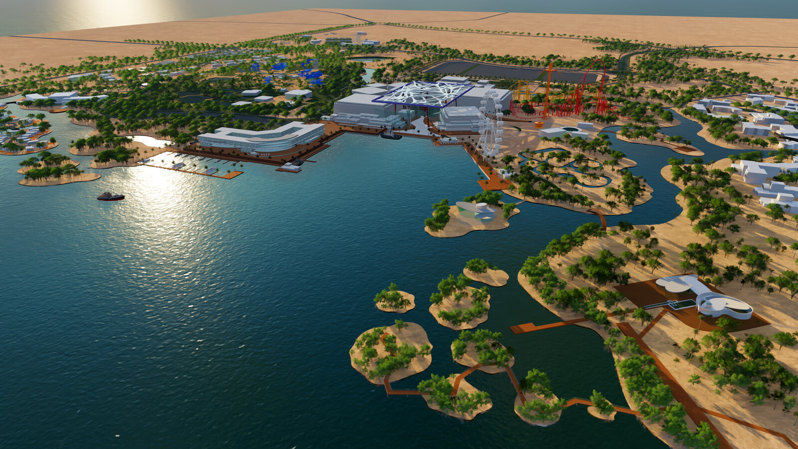 Kuwait Lumion 3D Block render
