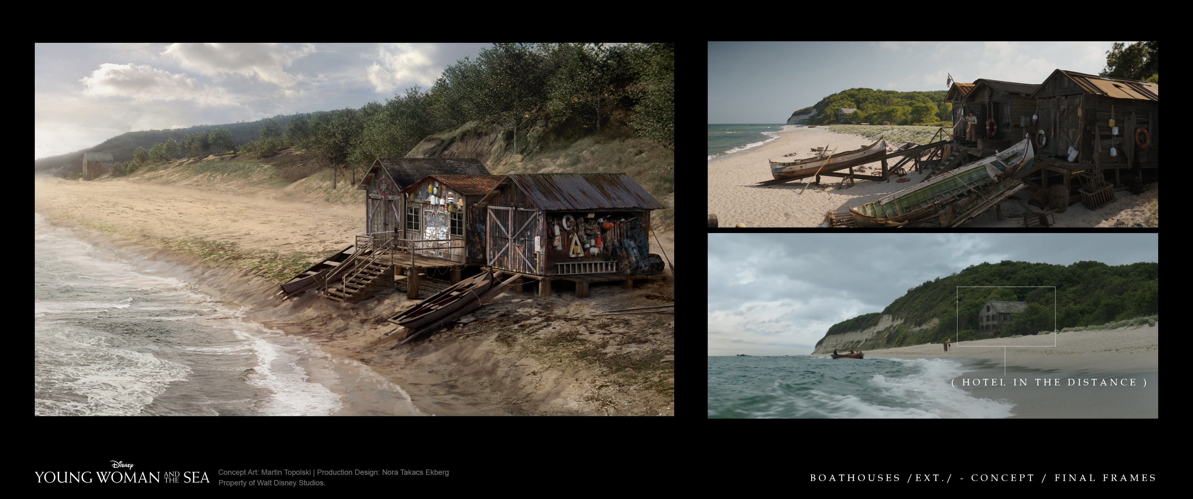 Boathouses /EXT./ - Concept / Final Frames