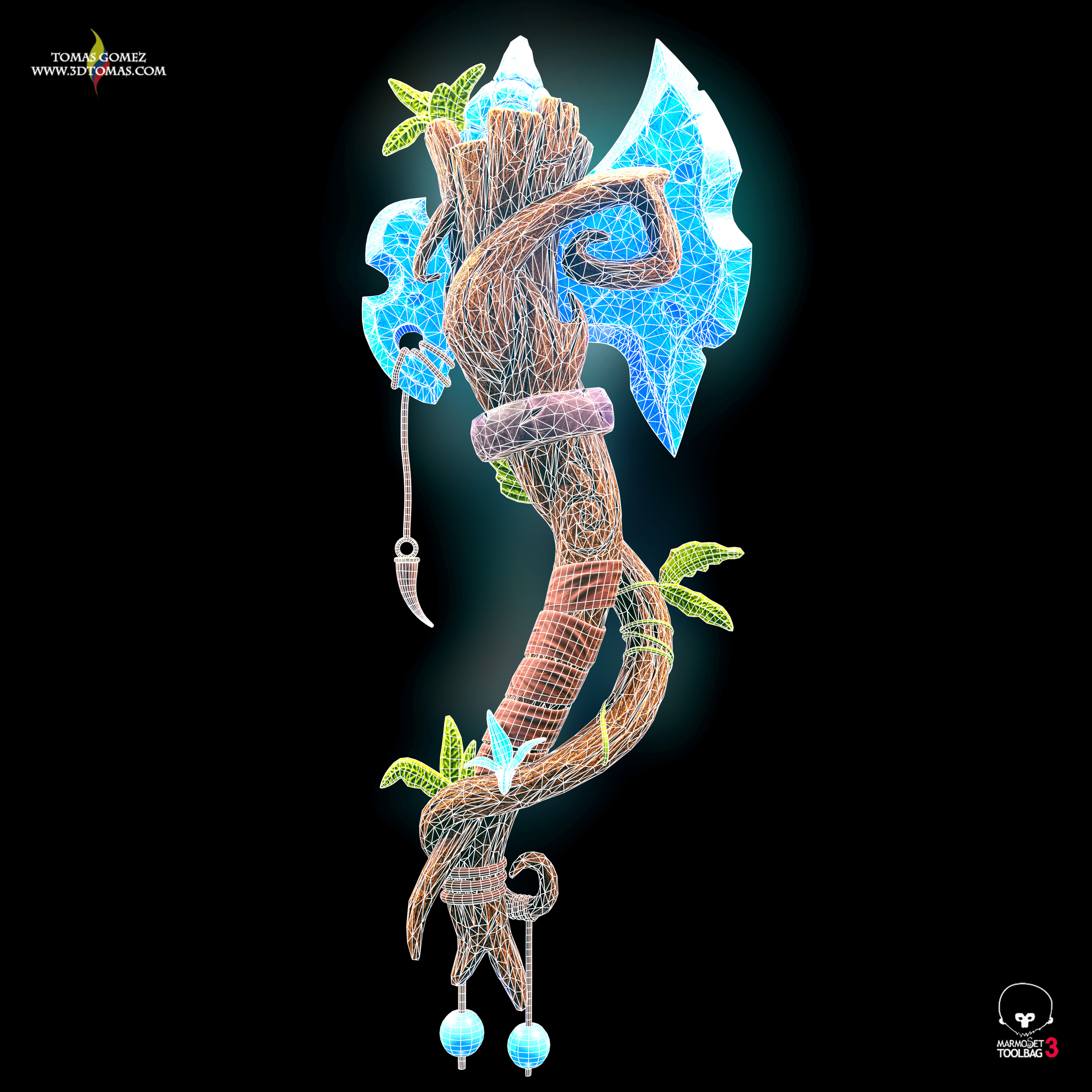 Axe Wireframe