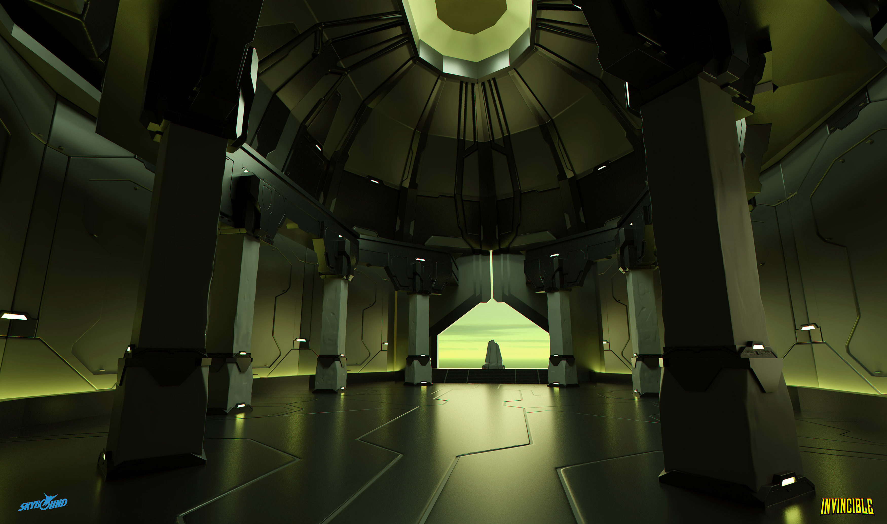 Immortal's throne room from Season 3. 3D concept - Intact version