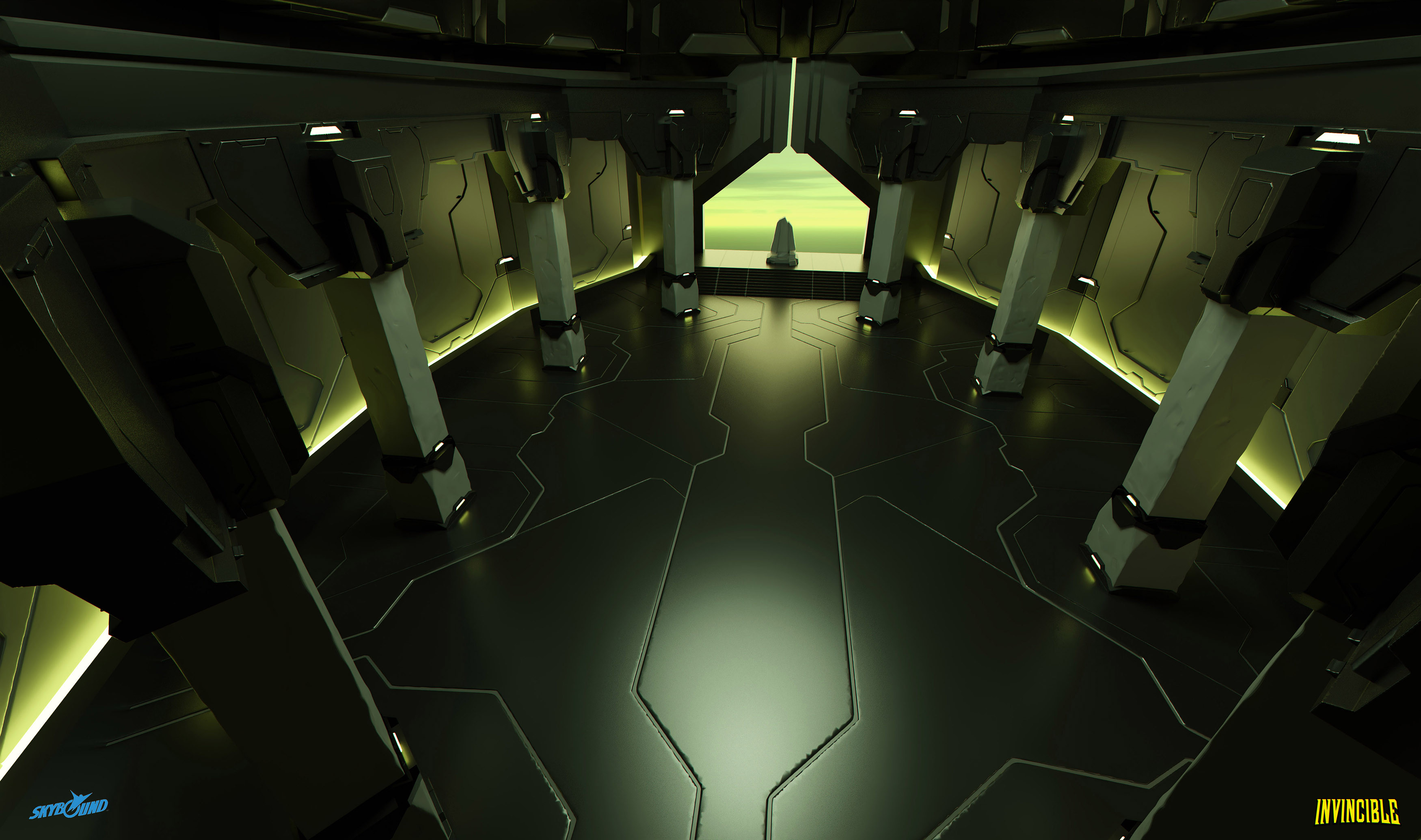 Immortal's throne room - Aerial Shot