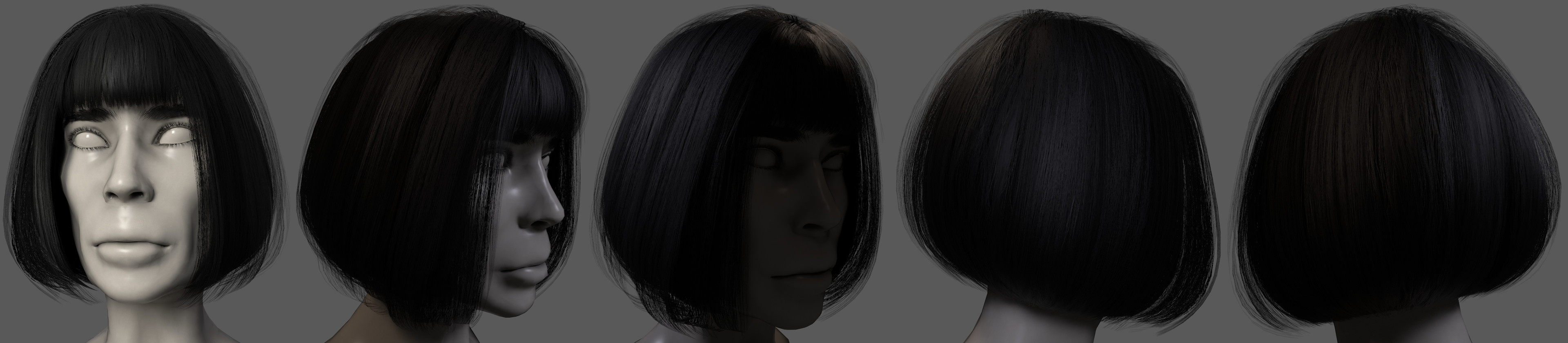 Substance Painter Haircards Render