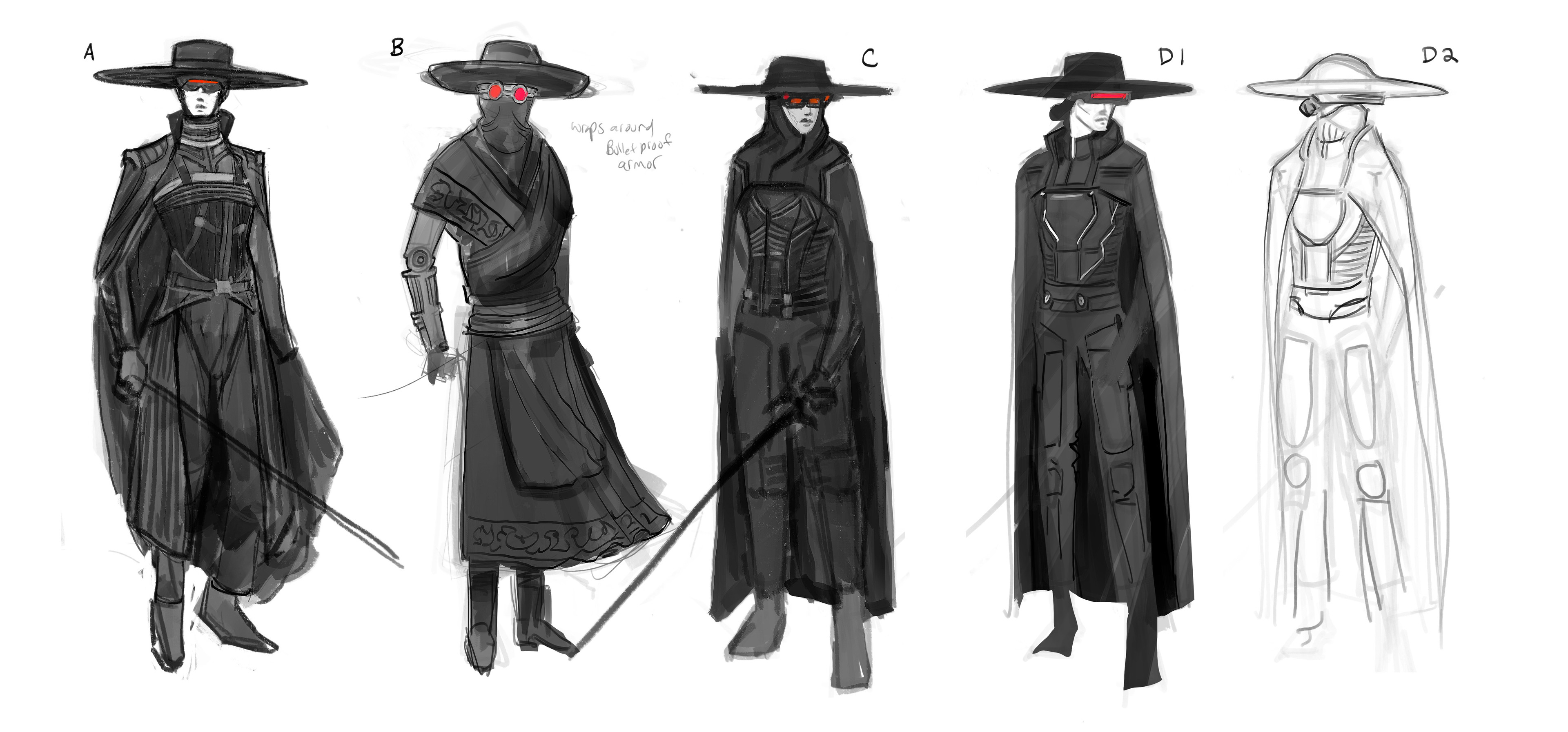 Exploration sketches