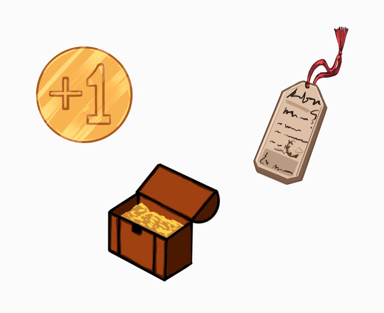 Some token icons for the game board.