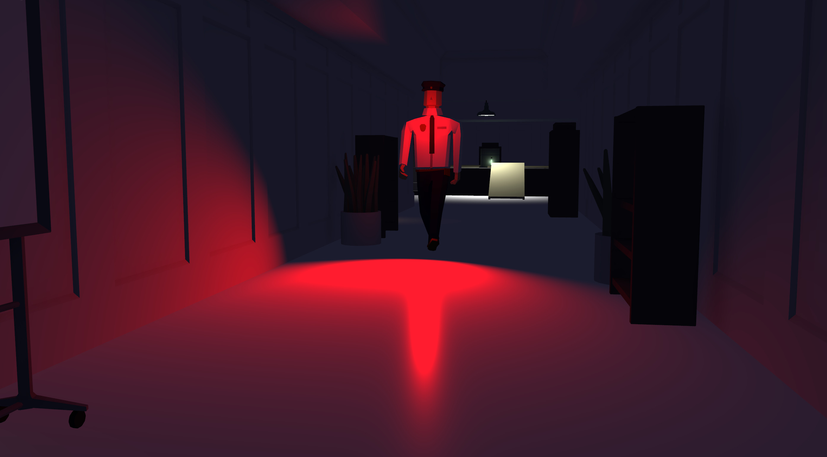 My Guard model implemented in game.