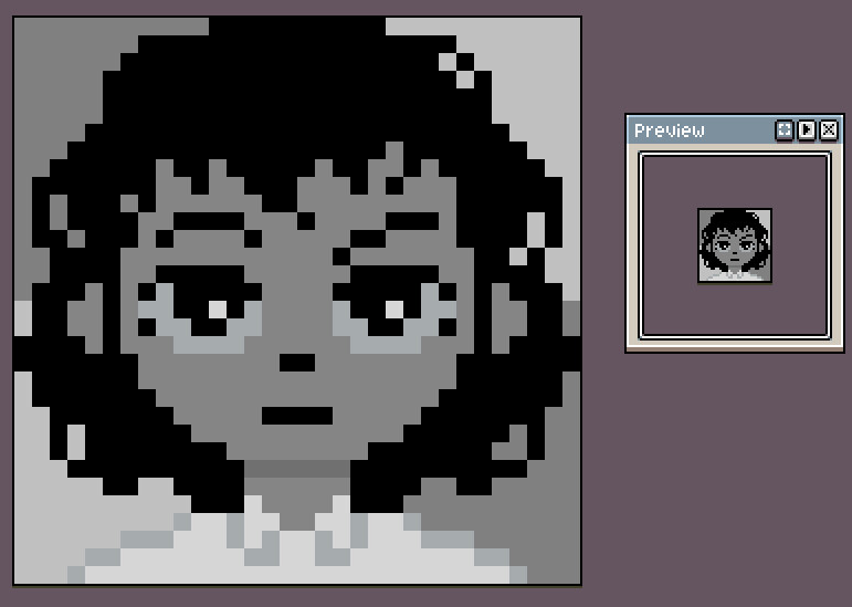 One of the pixel art icons of Celia I created for the game's Steam application.