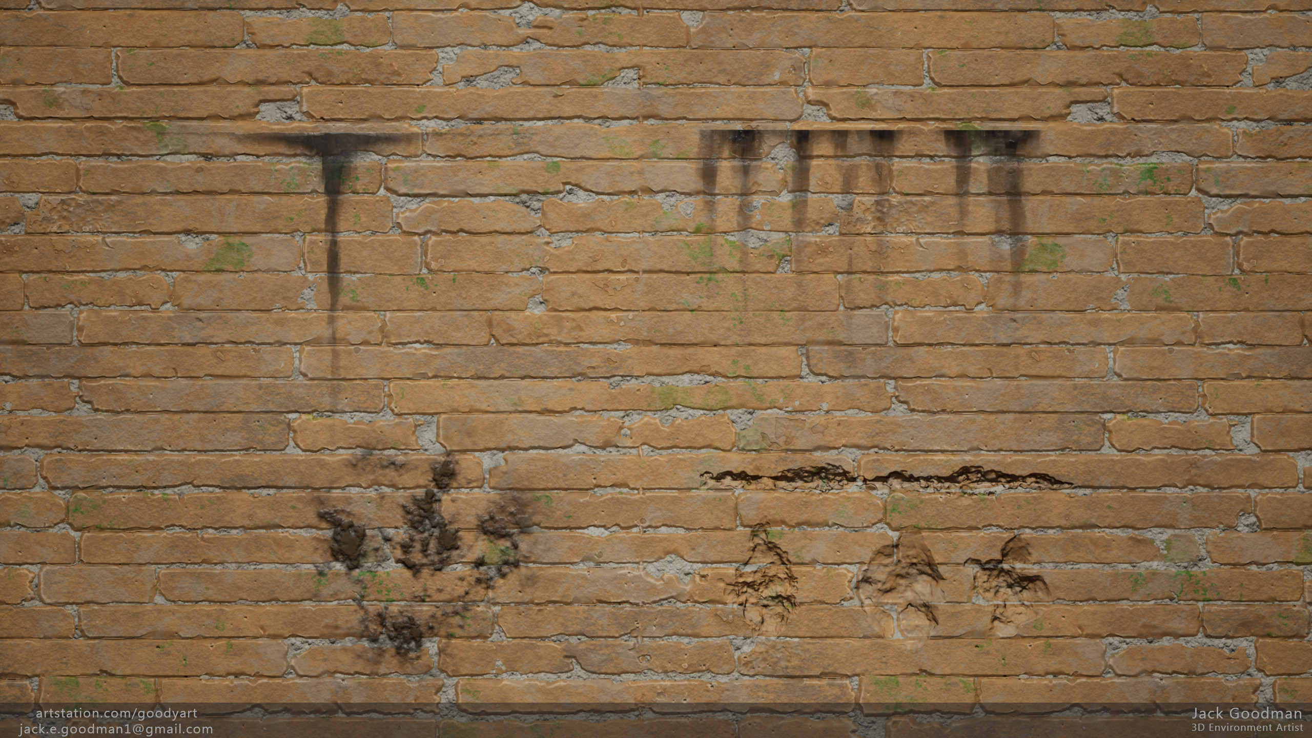 Substance Designer Decals and ZBrush sculpted Mesh Decals used throughout.