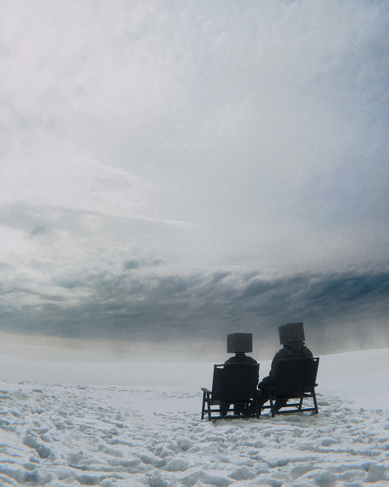 afternoon in the snowfield