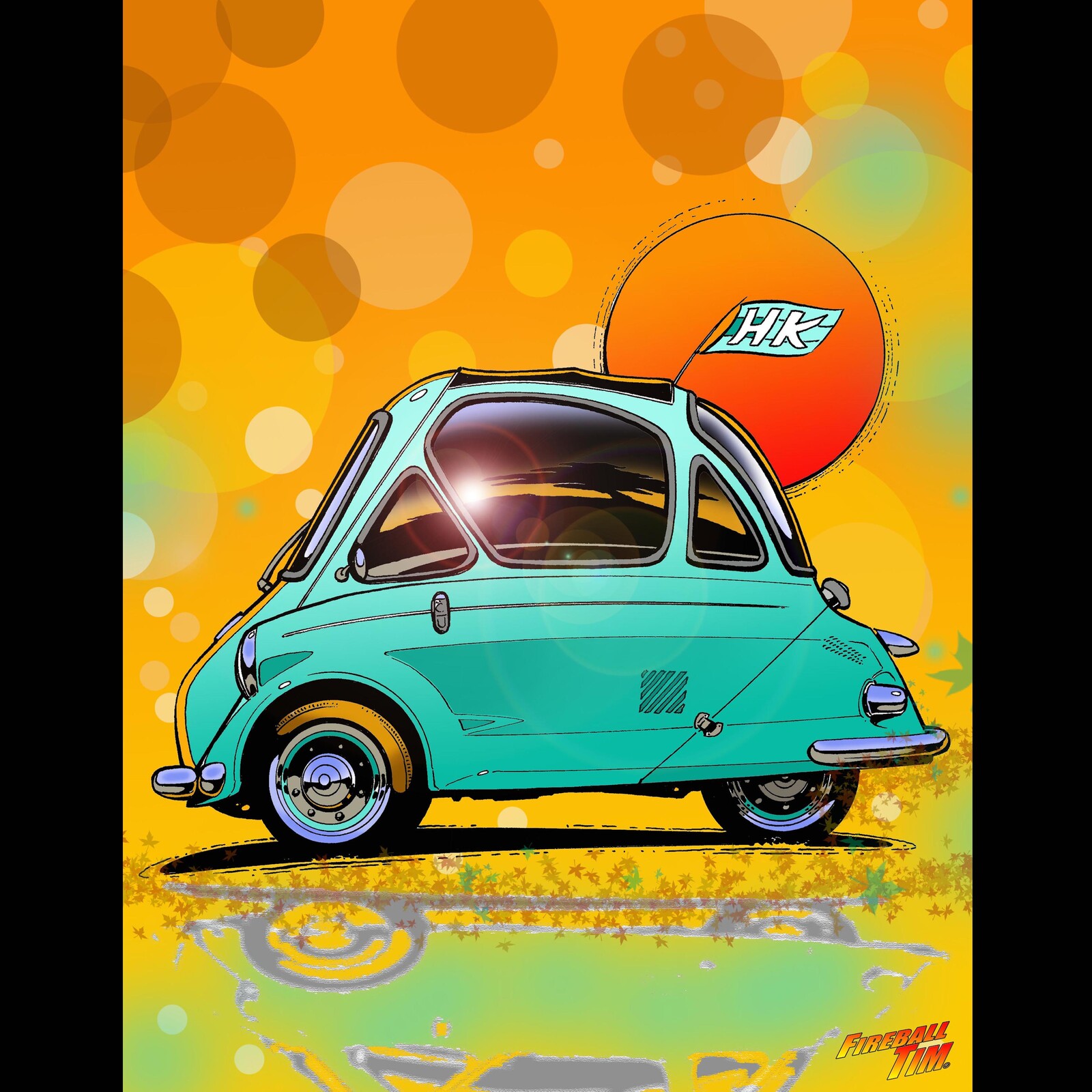 Heinkel Kabine Microcar Art