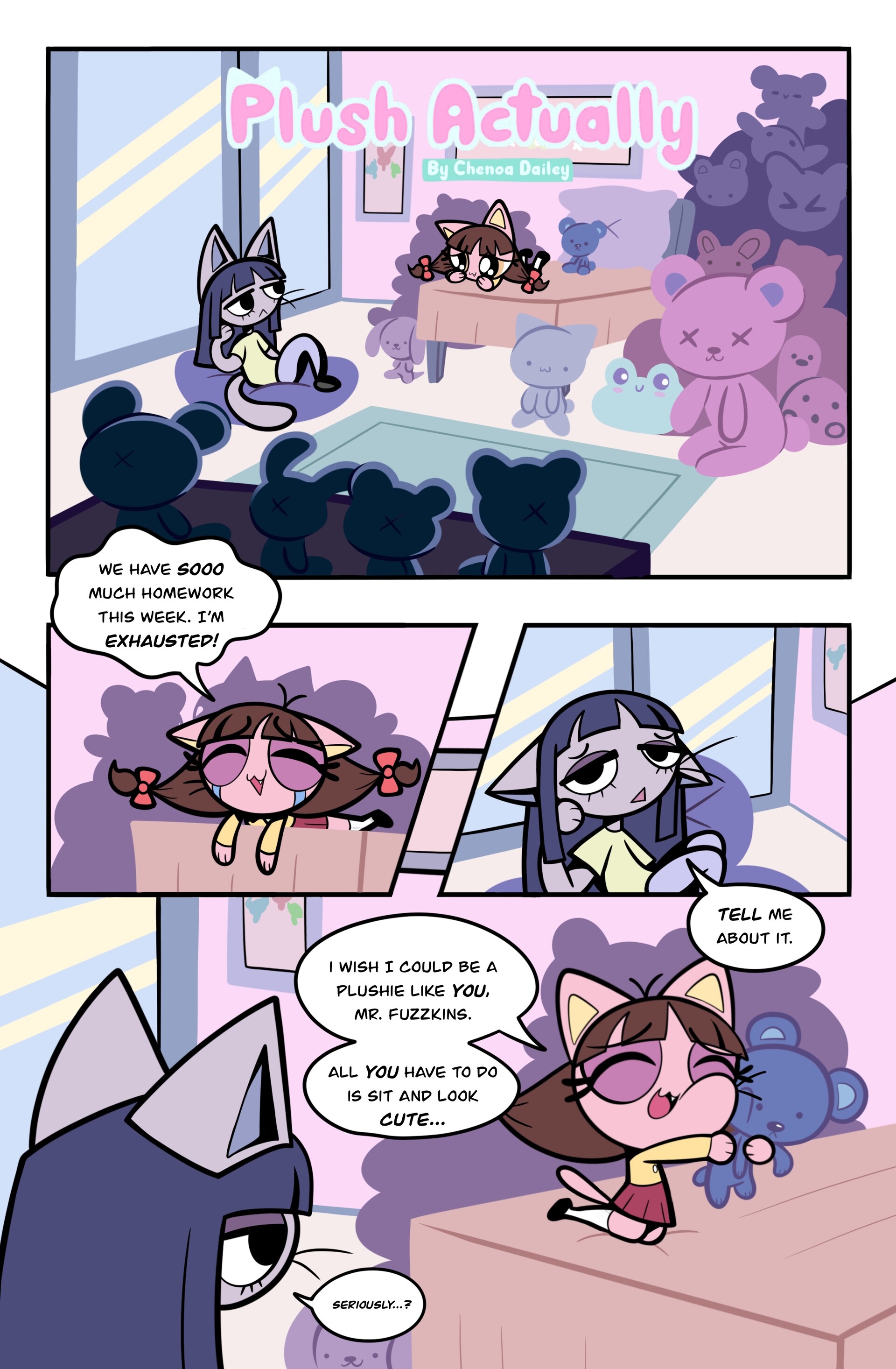 ArtStation - Plush Actually (Short Comic)