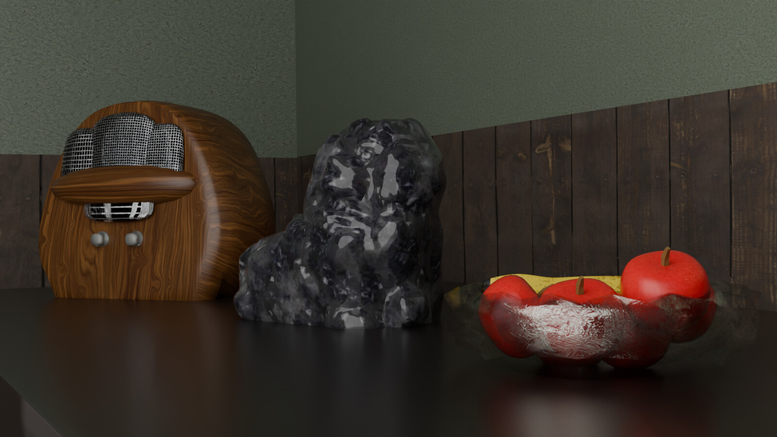 Some props that appear in a short film.
