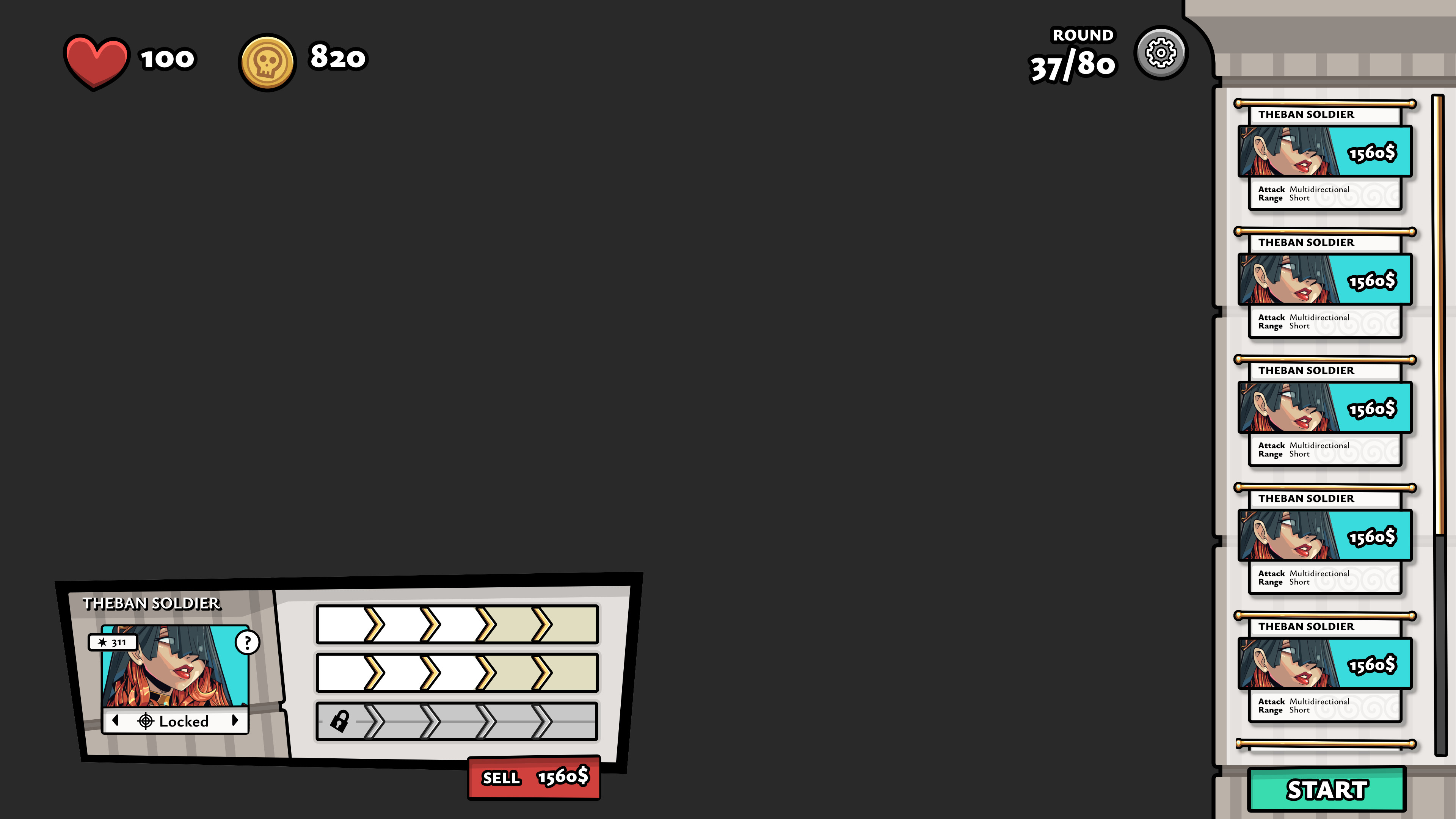 Tower defense mockup v2