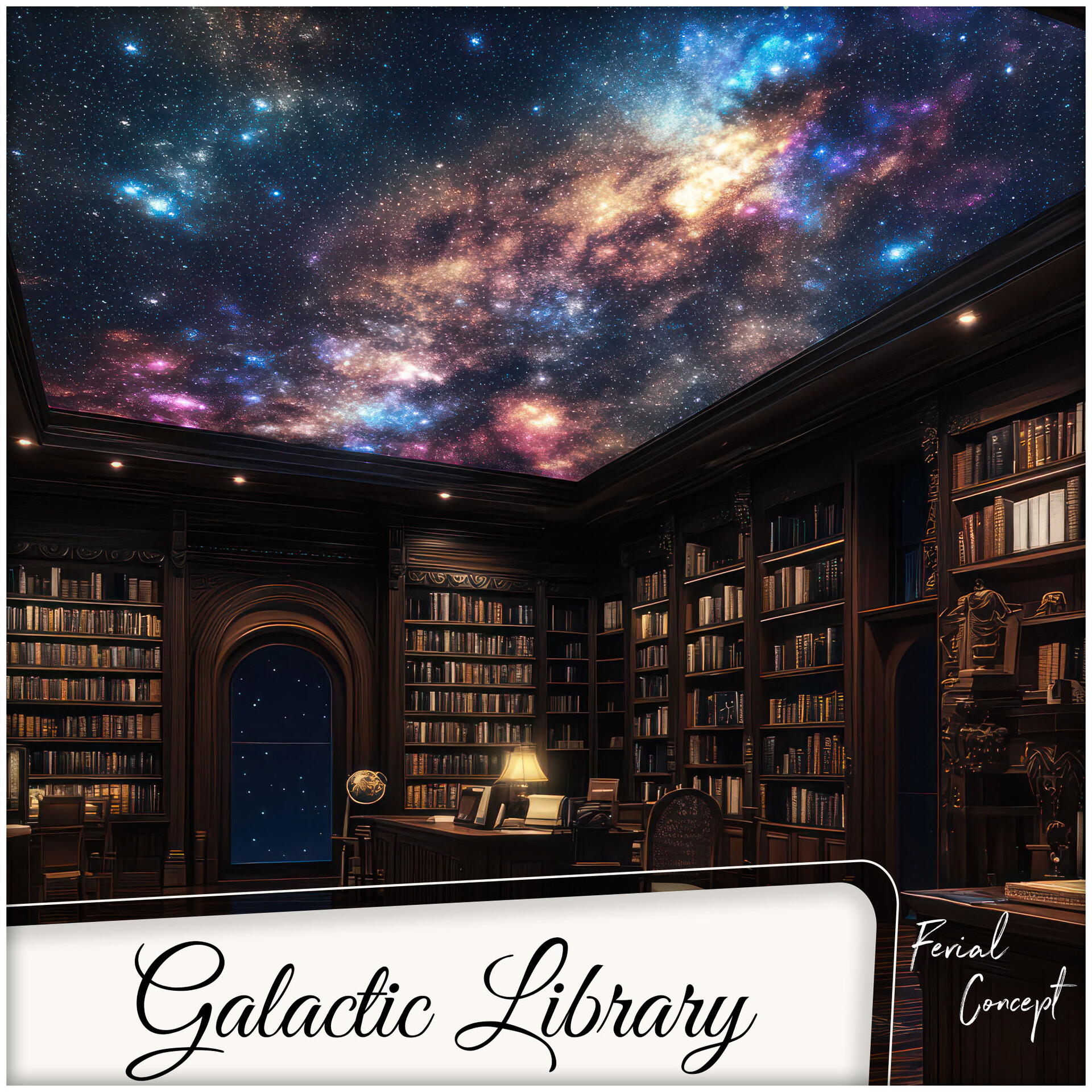 ArtStation - 🔹210 Galactic Library - Fantasy Concept Reference Image ...