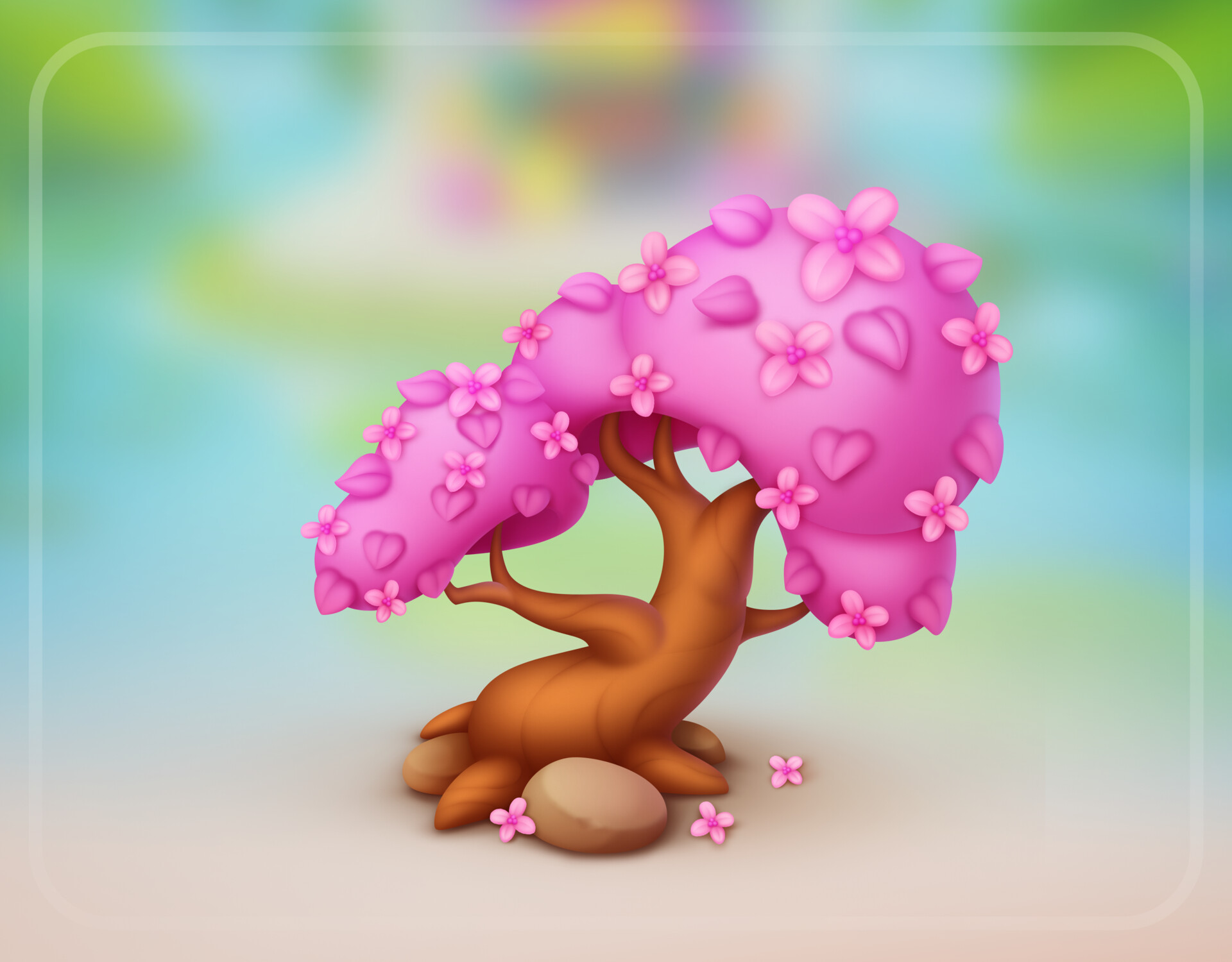 ArtStation - Casual Pink Tree