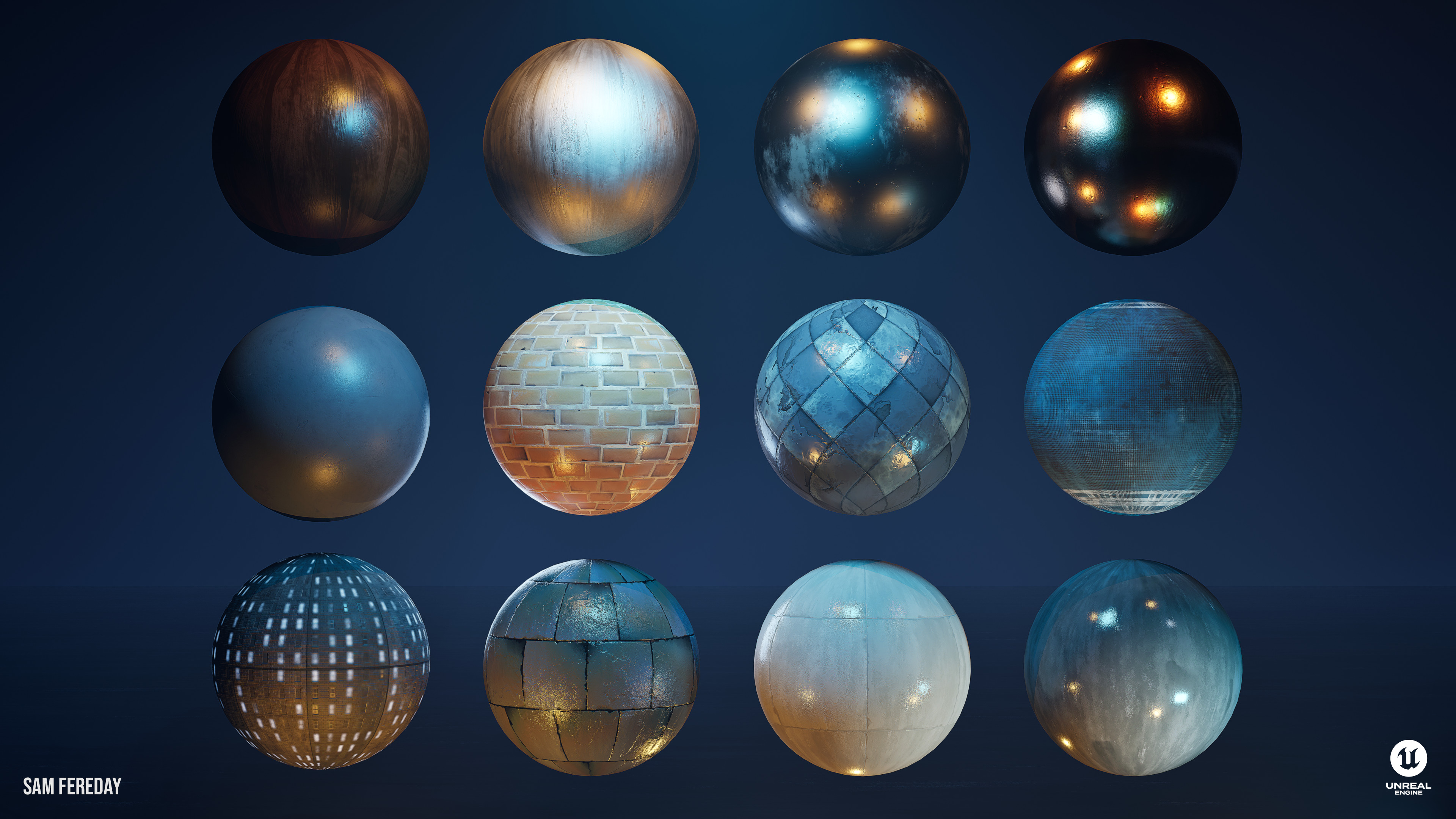 I chose to use tileable materials where possible, followed by trims to make things more efficient. Some of the props were baked, but perhaps using atlases or more integration of trims would have saved more time and given more flexibility.