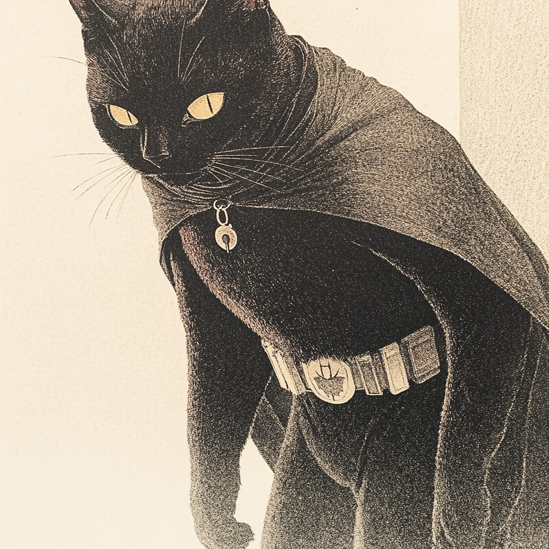 Cat hero AI Animation