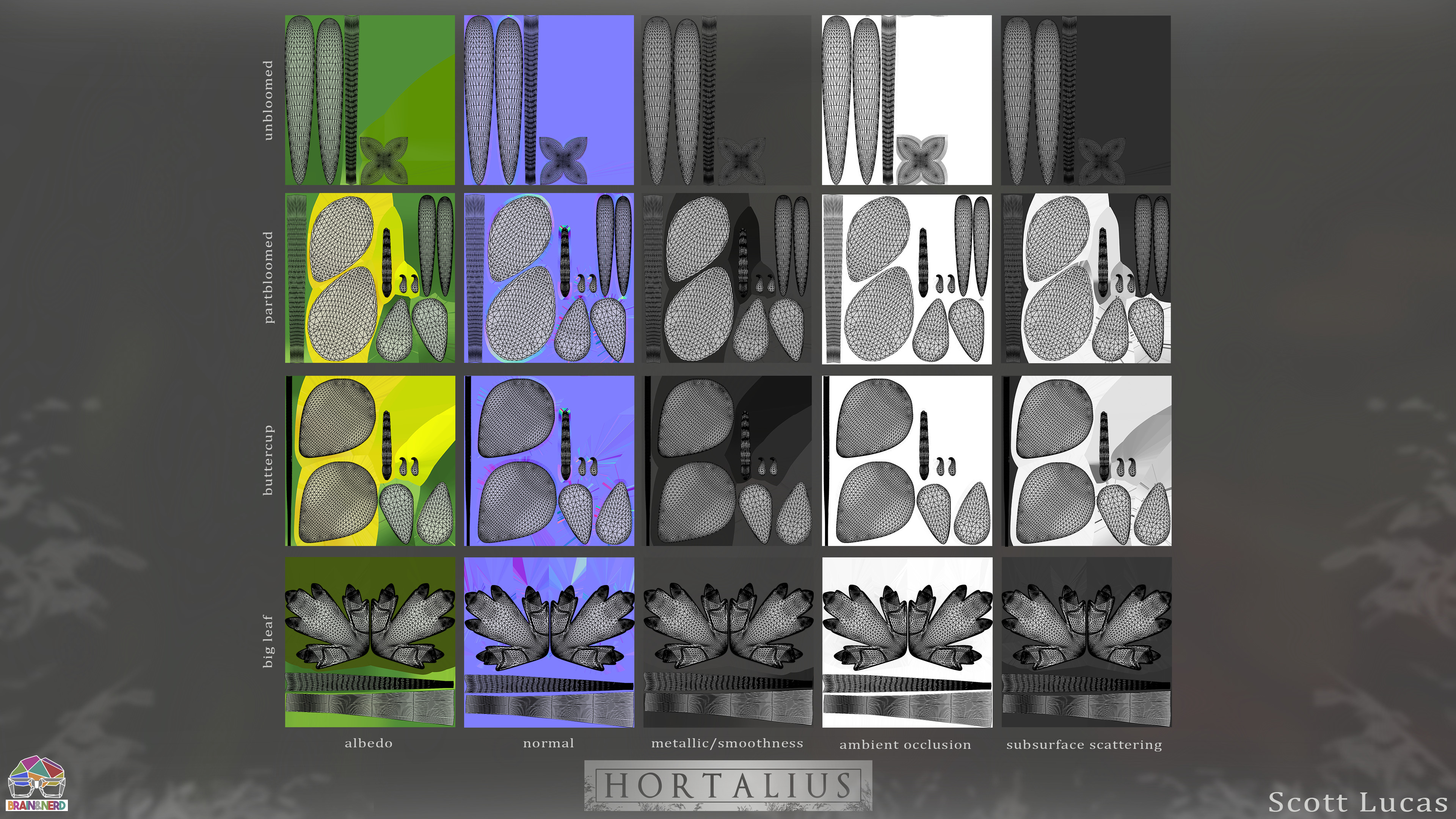 Assets of this size were split into multiple texture sets to keep the texture density consistent. 