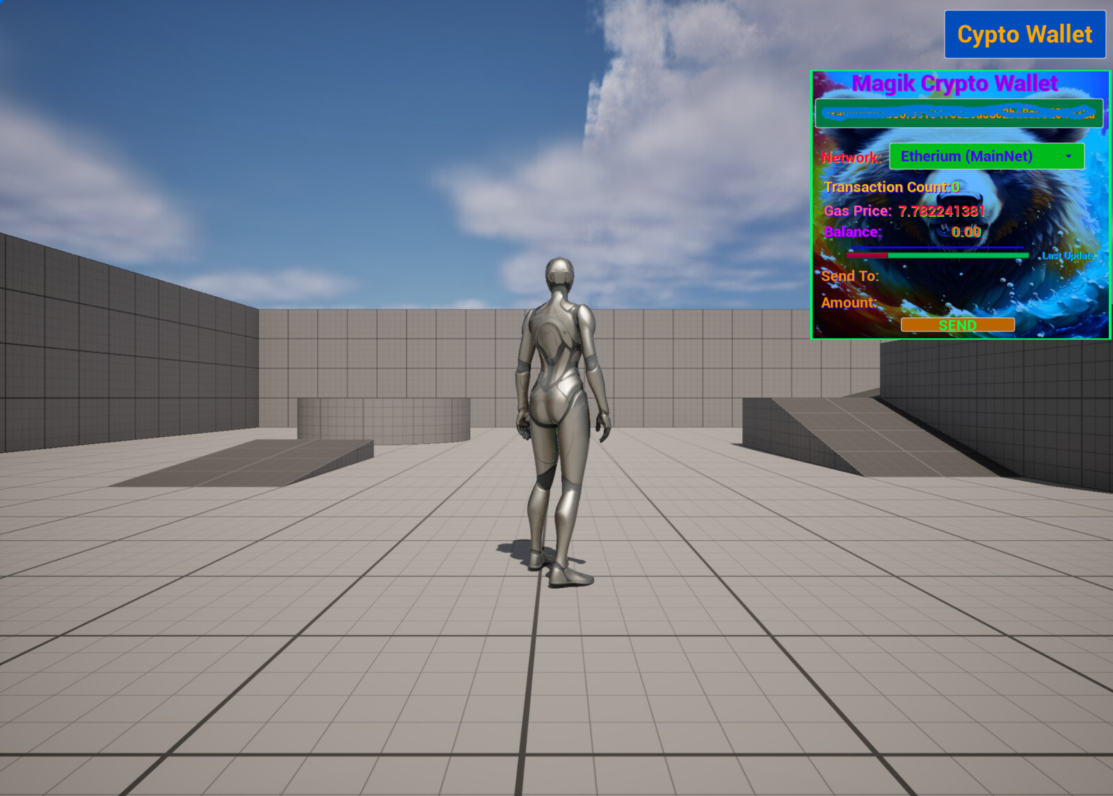Magik Custom Crypto Wallet for any Unreal Engine application I develop.